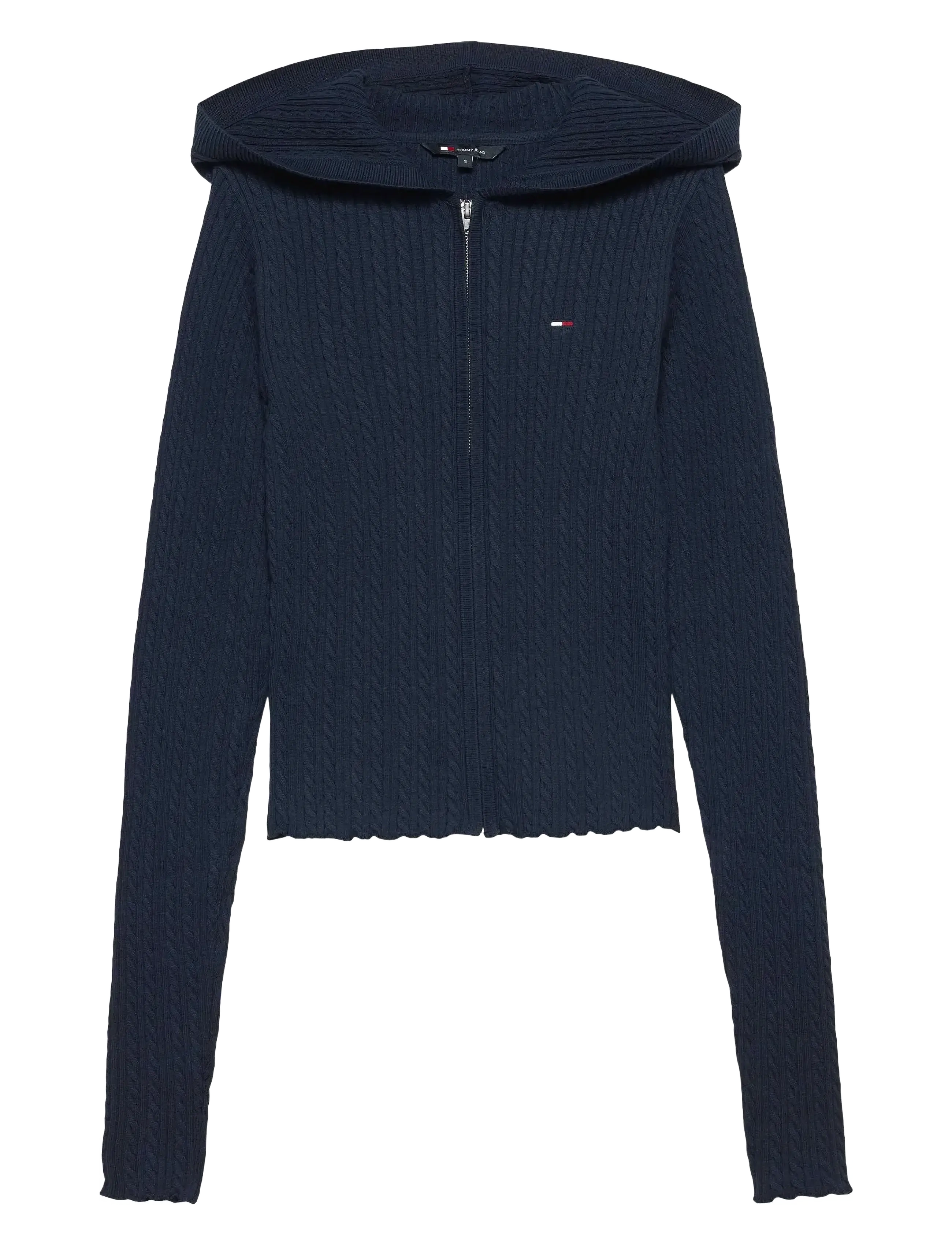 Tommy Jeans TJW ESSENTIAL ZIPPER HOOD CARDI - Kapuzenpullover - DARK NIGHT NAVY / navy
