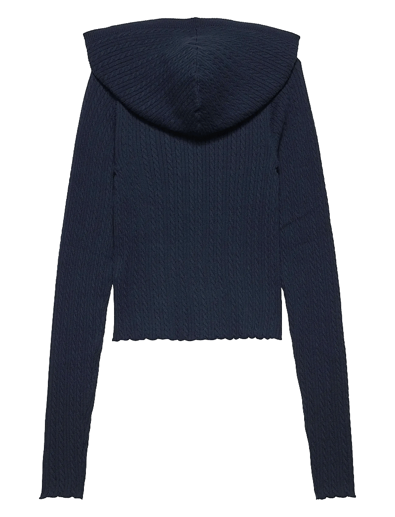 Tommy Jeans - TJW ESSENTIAL ZIPPER HOOD CARDI - kapuzenpullover - dark night navy - 2