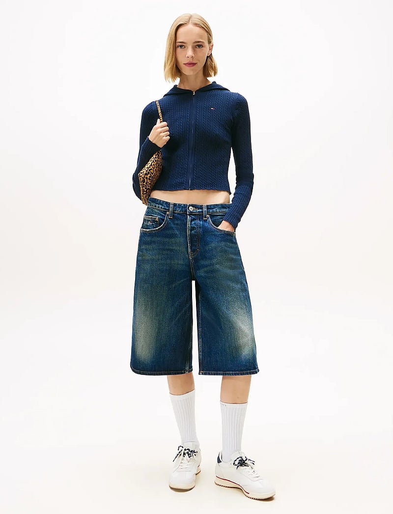 Tommy Jeans - TJW ESSENTIAL ZIPPER HOOD CARDI - kapuzenpullover - dark night navy - 3