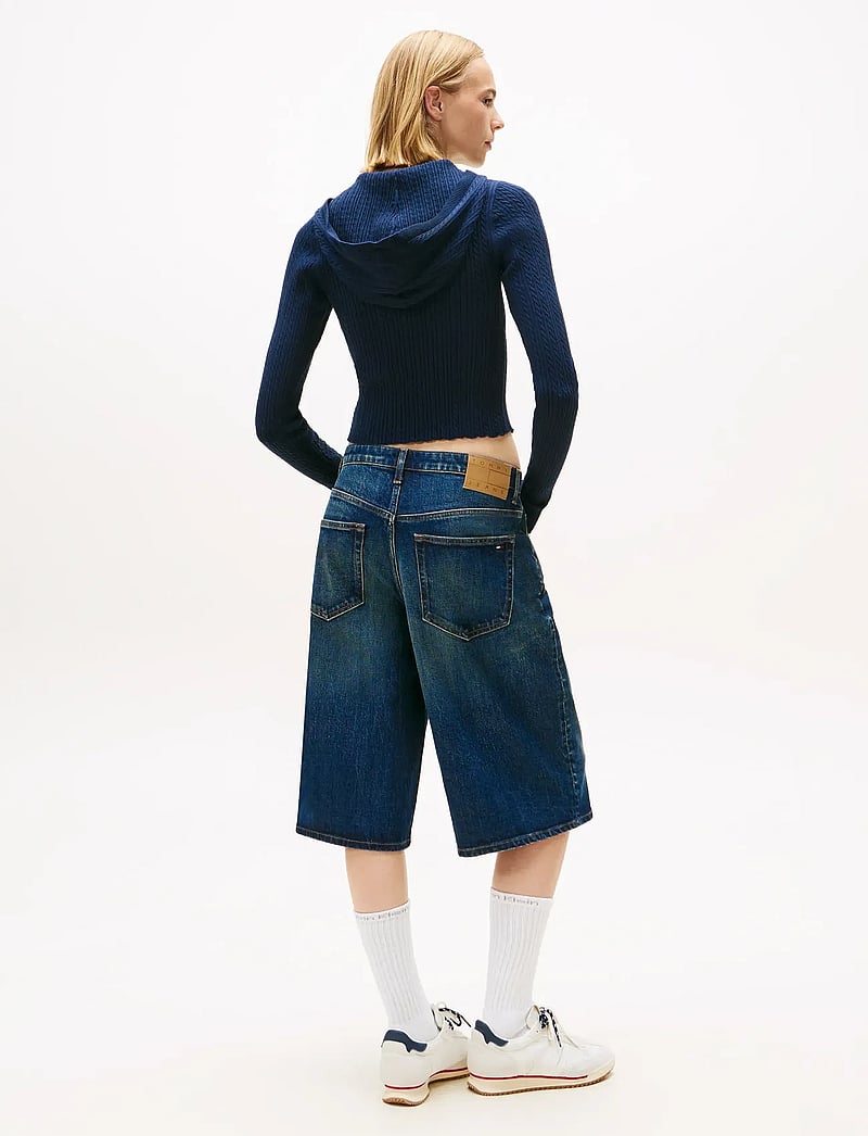 Tommy Jeans - TJW ESSENTIAL ZIPPER HOOD CARDI - kapuzenpullover - dark night navy - 4