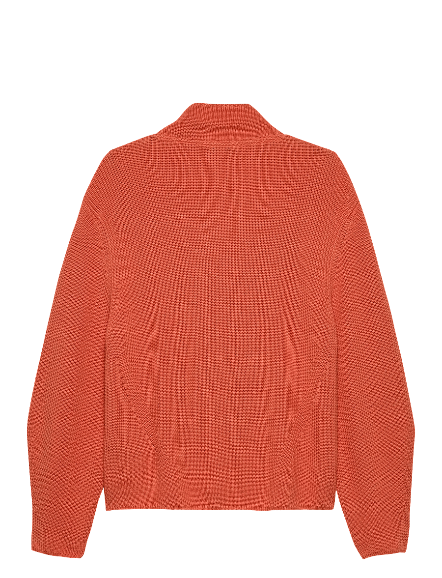 Tommy Jeans - TJW MOCKNECK BADGE SWEATER - pullover - rustic coral - 2