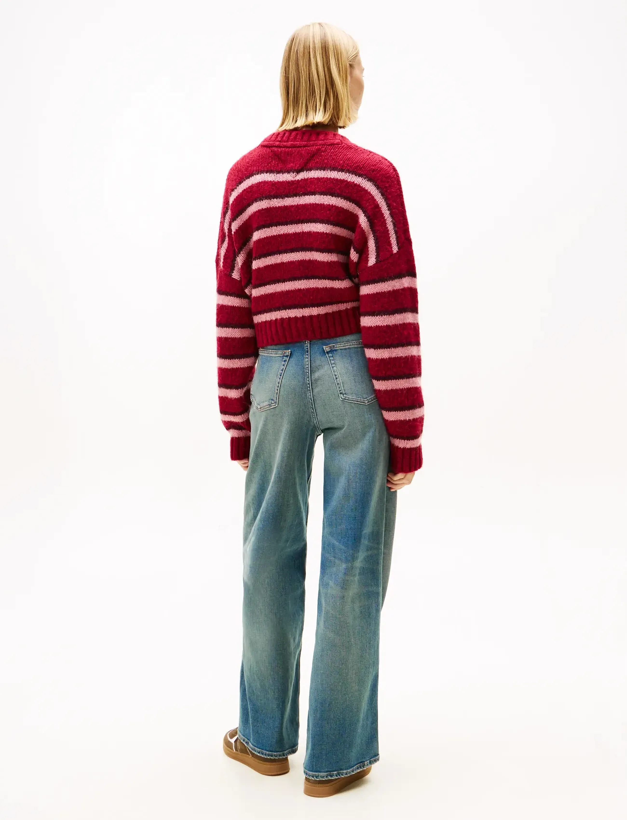 Tjw Badge Stripe Fluff Cardi Ext 3