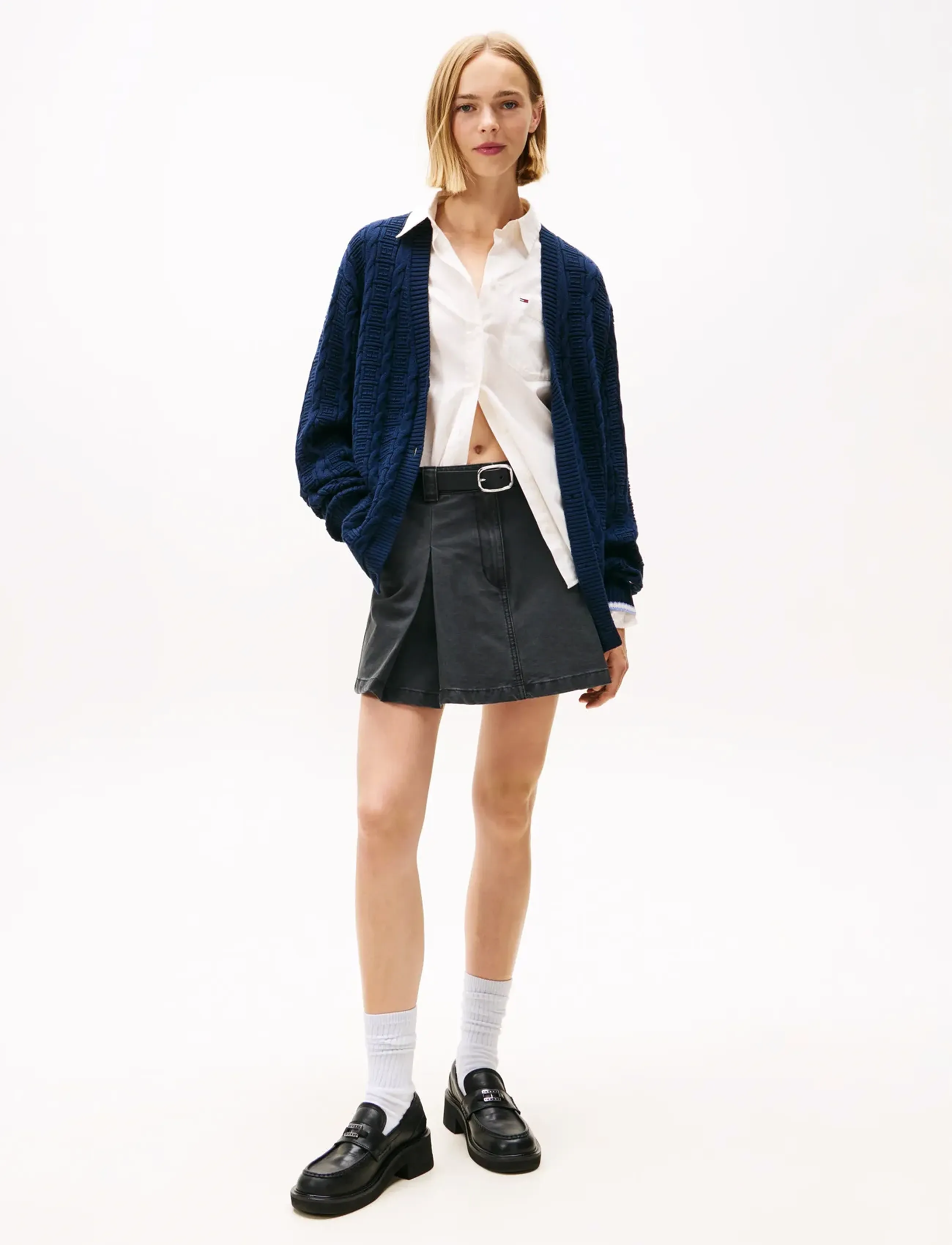 Tommy Jeans - TJW CABLE CARDIGAN - dark night navy - 3