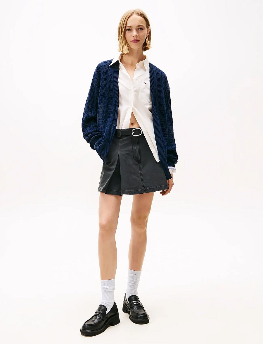 Tommy Jeans - TJW CABLE CARDIGAN - dark night navy - 3