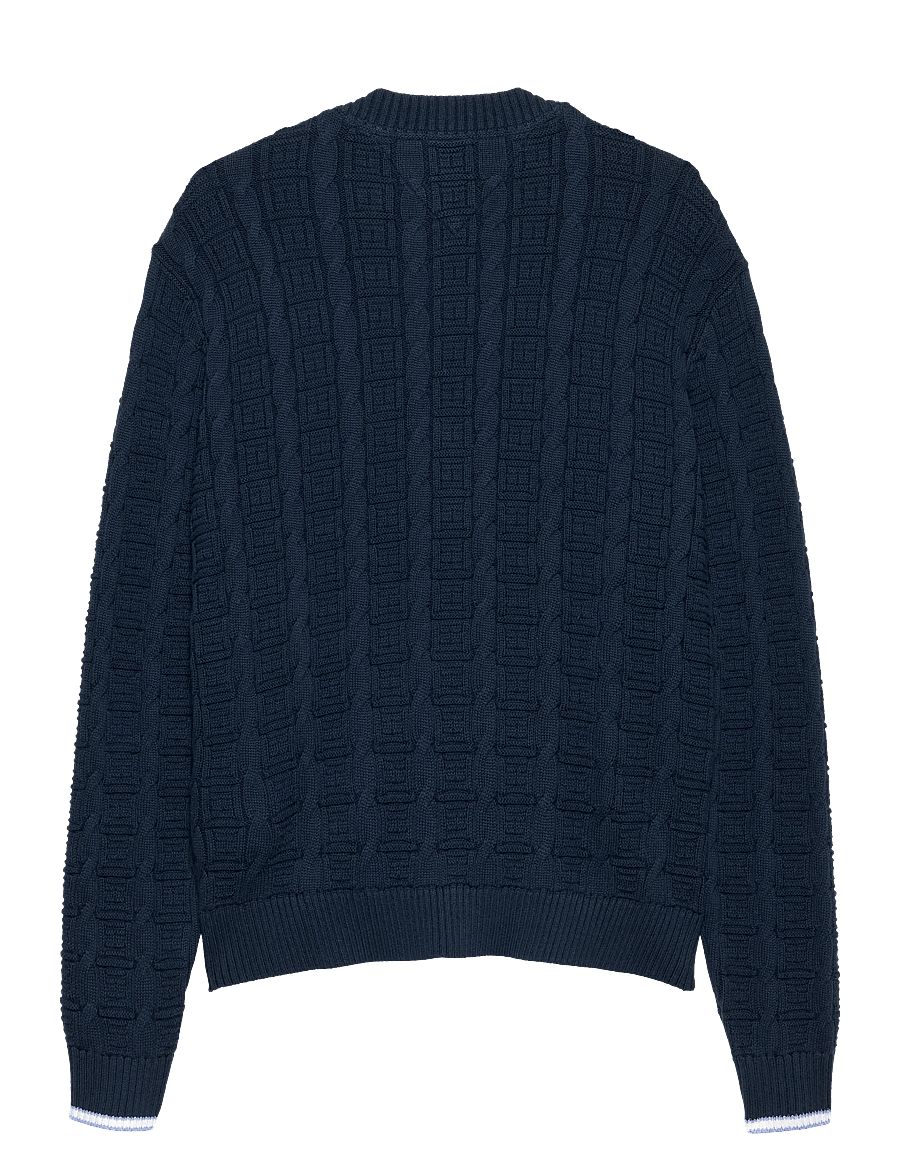 Tommy Jeans - TJW CABLE CARDIGAN - dark night navy - 2