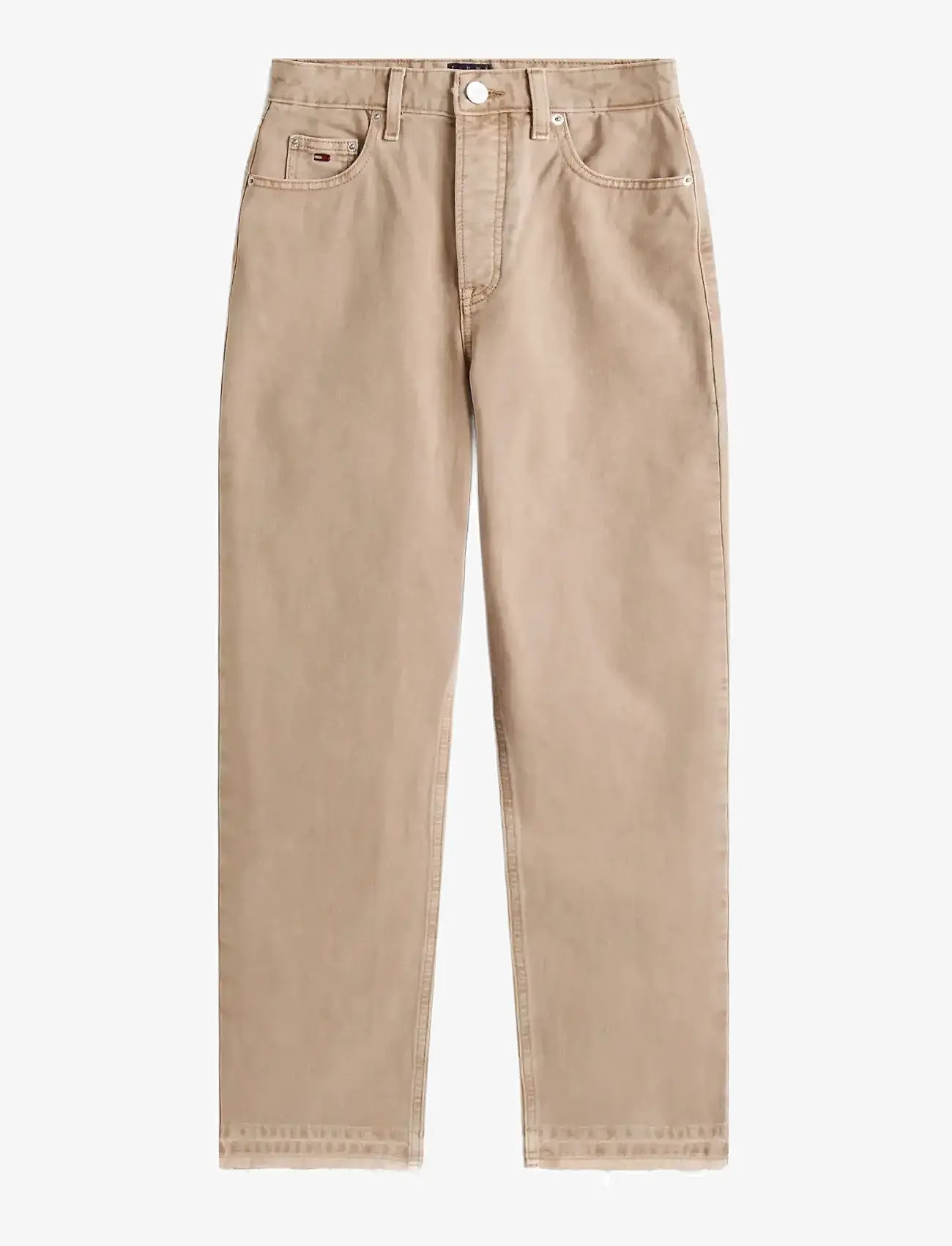 Tommy Jeans - TJW LAYLA HR SLIM STR RAW EDGE - regular jeans - malted milk - 1