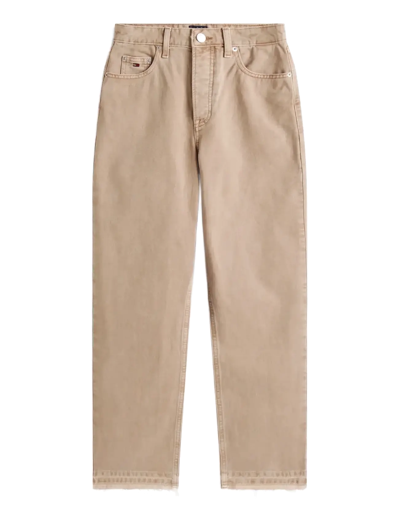 Tommy Jeans TJW LAYLA HR SLIM STR RAW EDGE - Jeans - MALTED MILK / beige