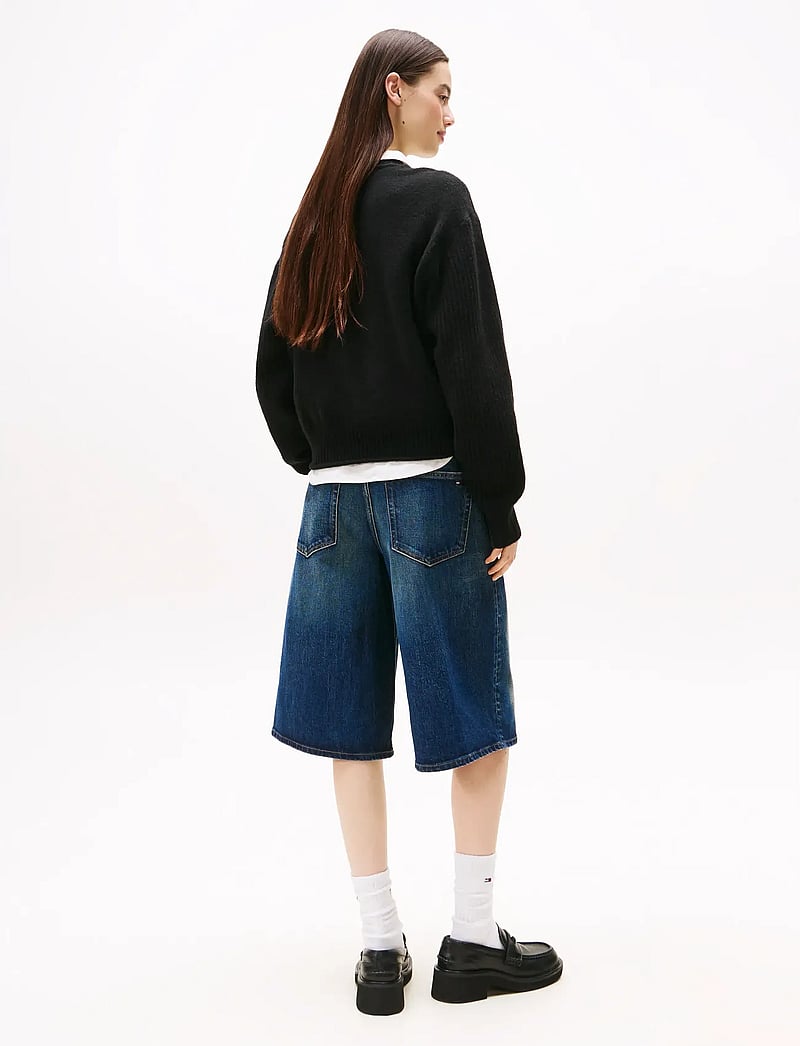 Tommy Jeans - TJW MELANGE FLAG SWEATER RIB EXT - pullover - black htr - 3