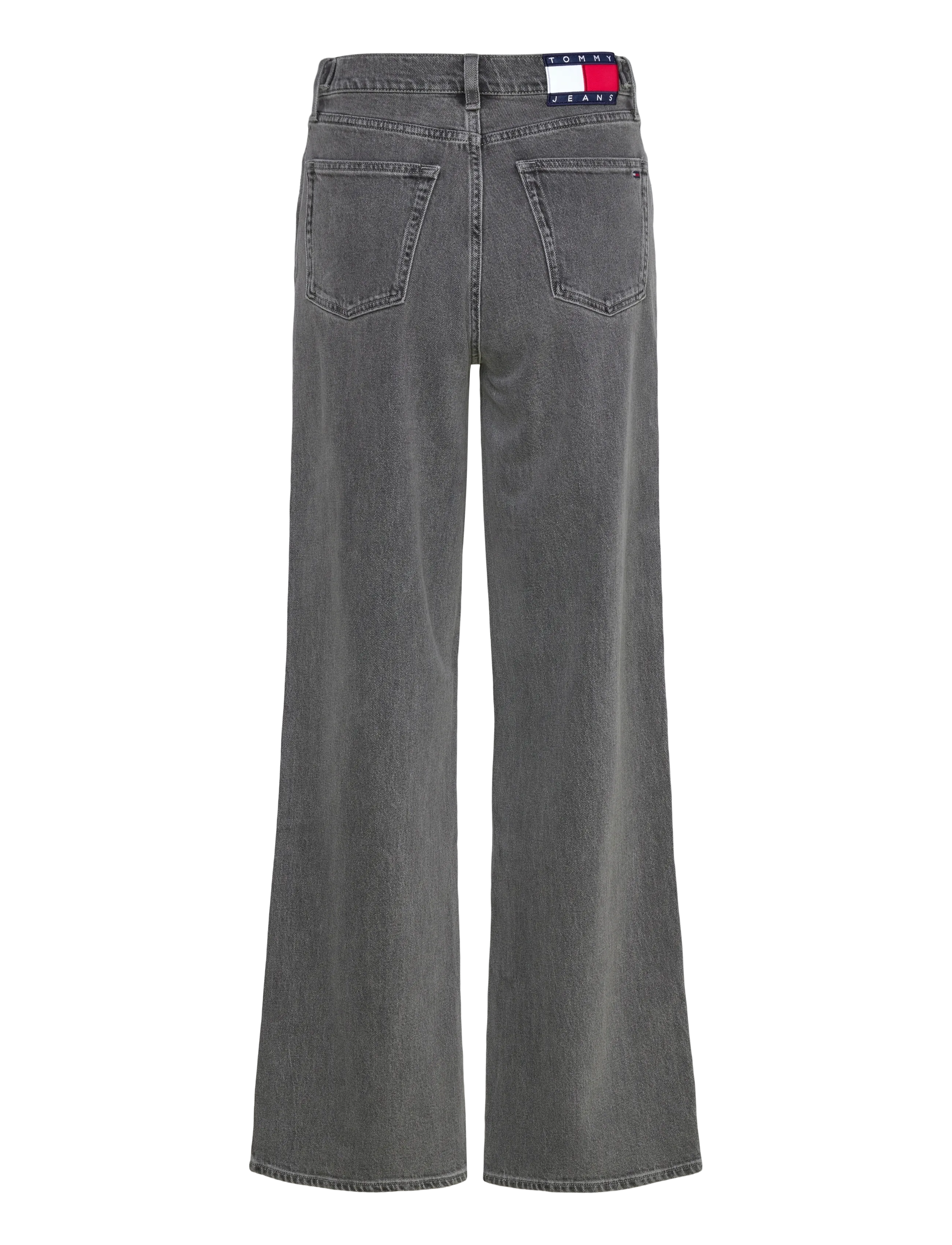 Tommy Jeans - CLAIRE HR WD TAB CI4171 - hosen mit weitem bein - denim grey - 2
