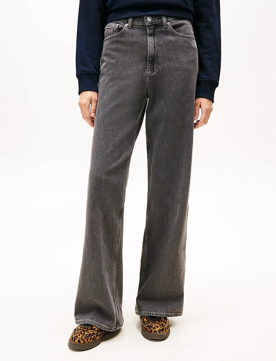 Tommy Jeans - CLAIRE HR WD TAB CI4171 - laiad teksad - denim grey - 5