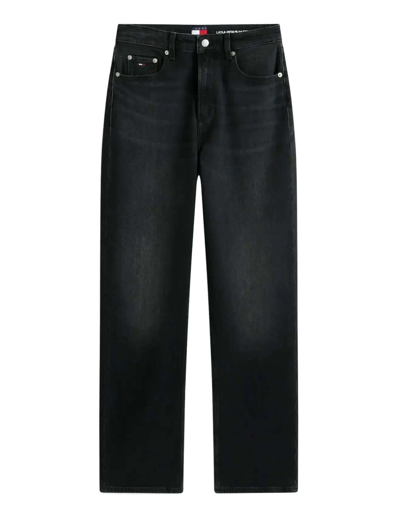 Tommy Jeans LAYLA HR SLIM STR BI5181 - Jeans - DENIM BLACK / black