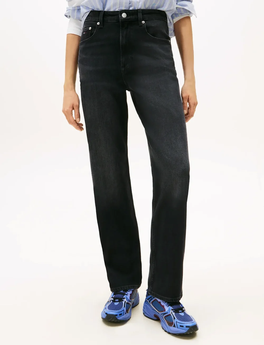 Tommy Jeans - LAYLA HR SLIM STR BI5181 - skinny jeans - denim black - 4
