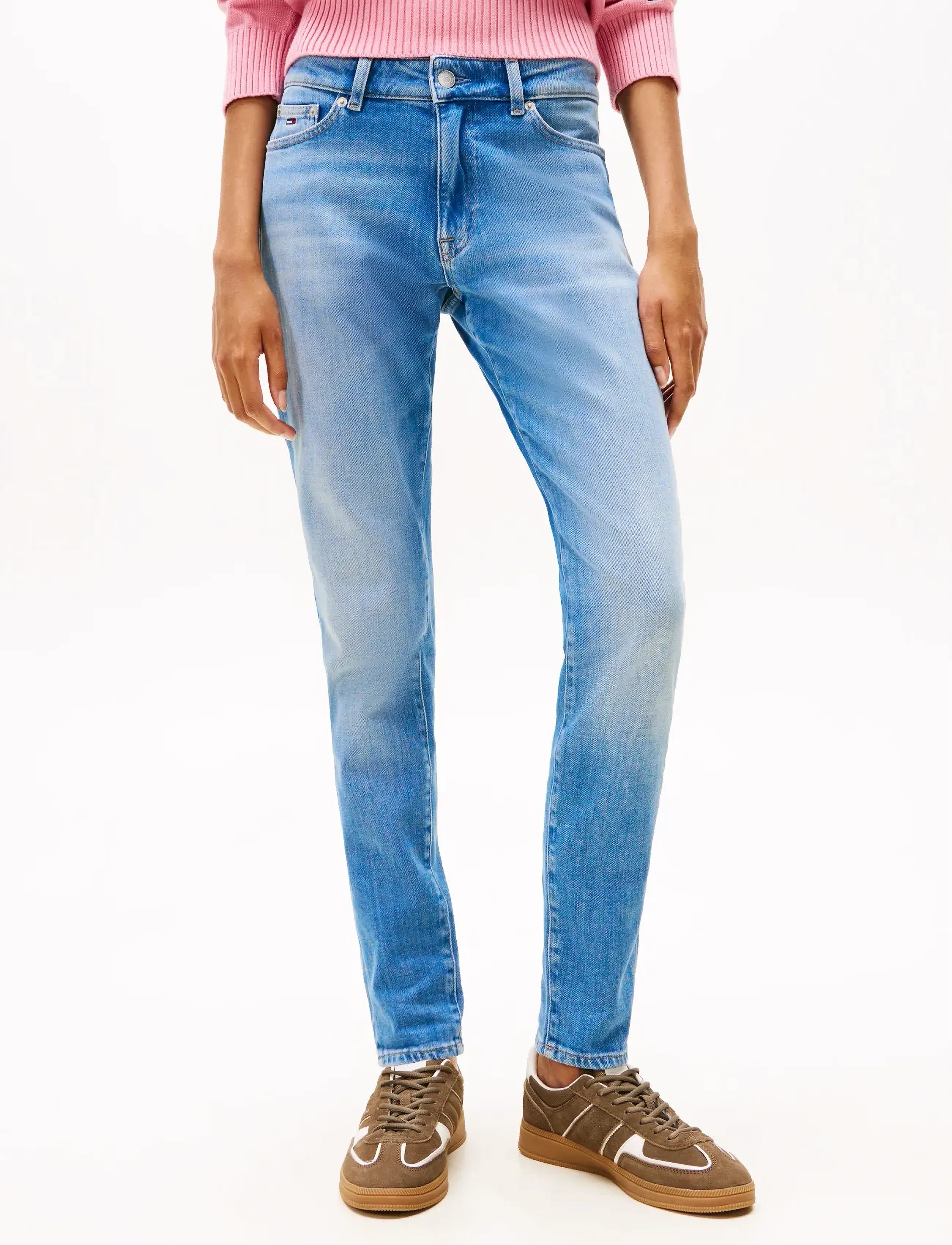 Tommy Jeans - LUCY MR SLIM DI5133 - skinny-gallabuxur - denim medium - 4