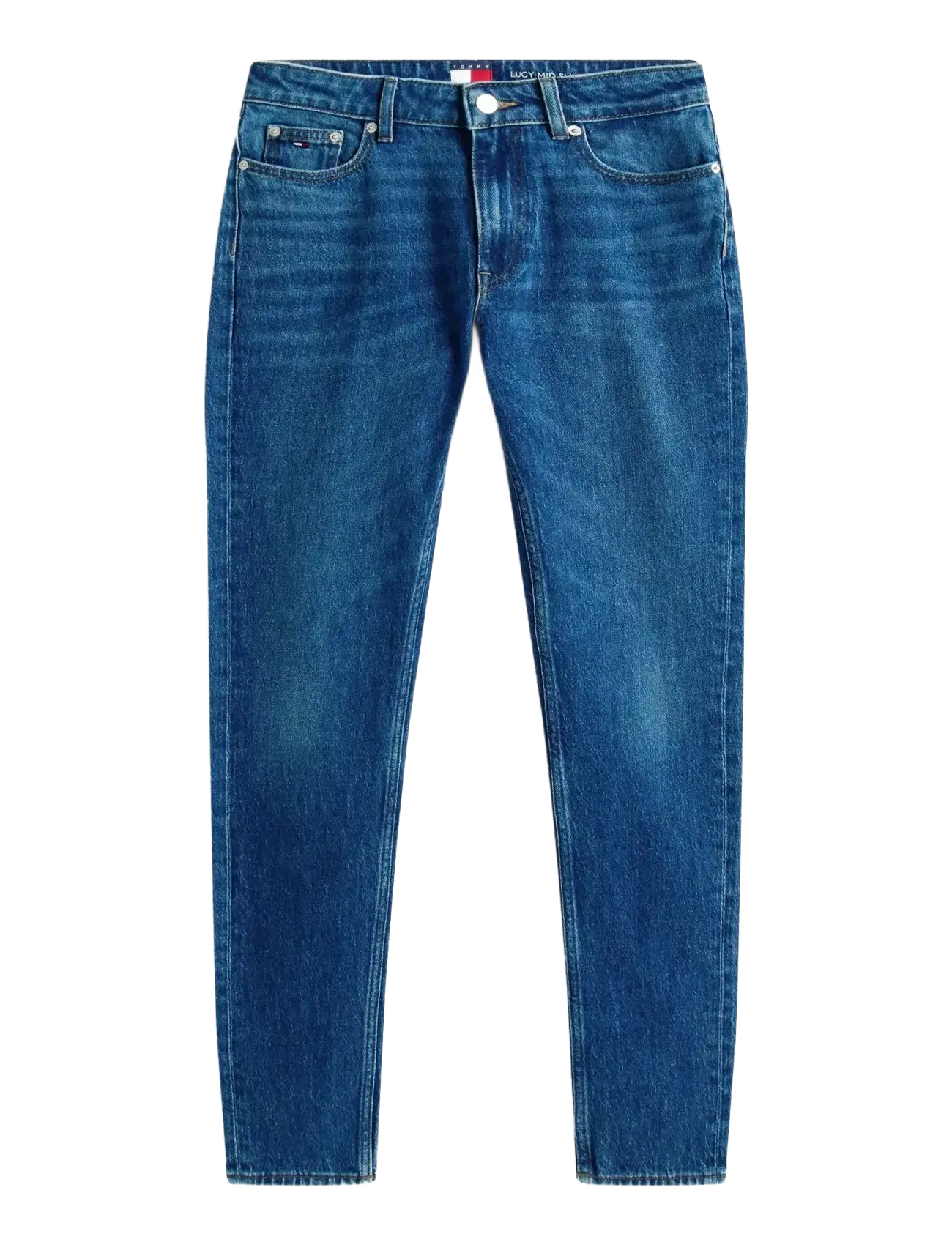 Tommy Jeans LUCY MR SLIM BI0152 - Slim jeans - DENIM DARK / blue