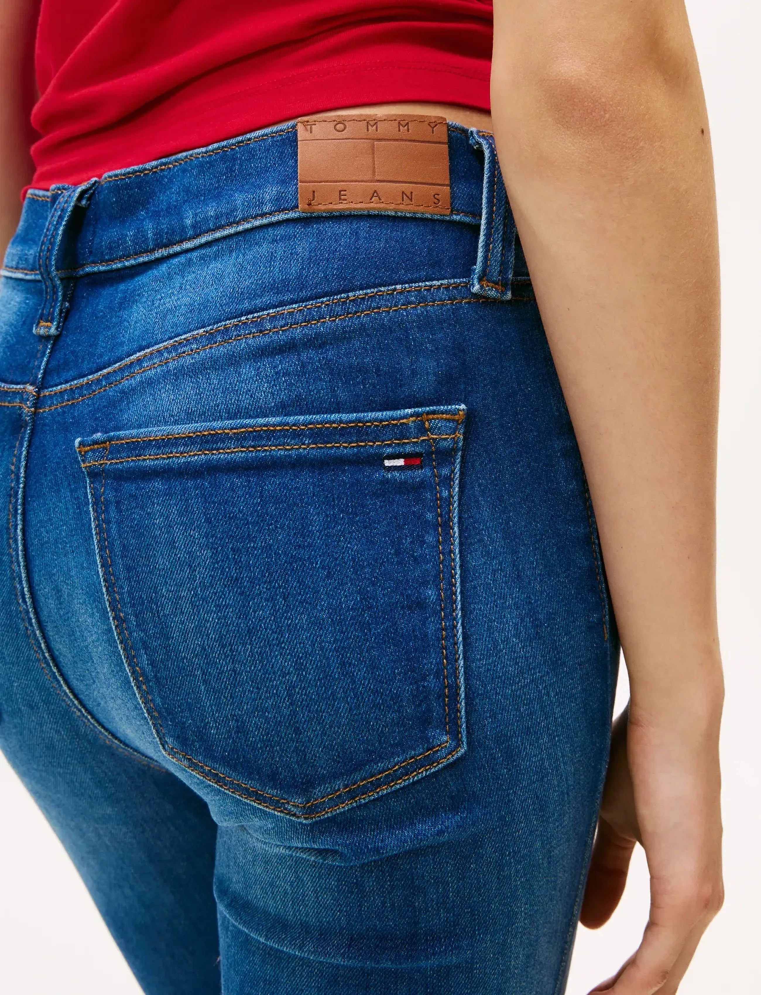 Tommy Jeans - NORA MD SKN DI1237 - liibuvad teksad - denim medium - 3