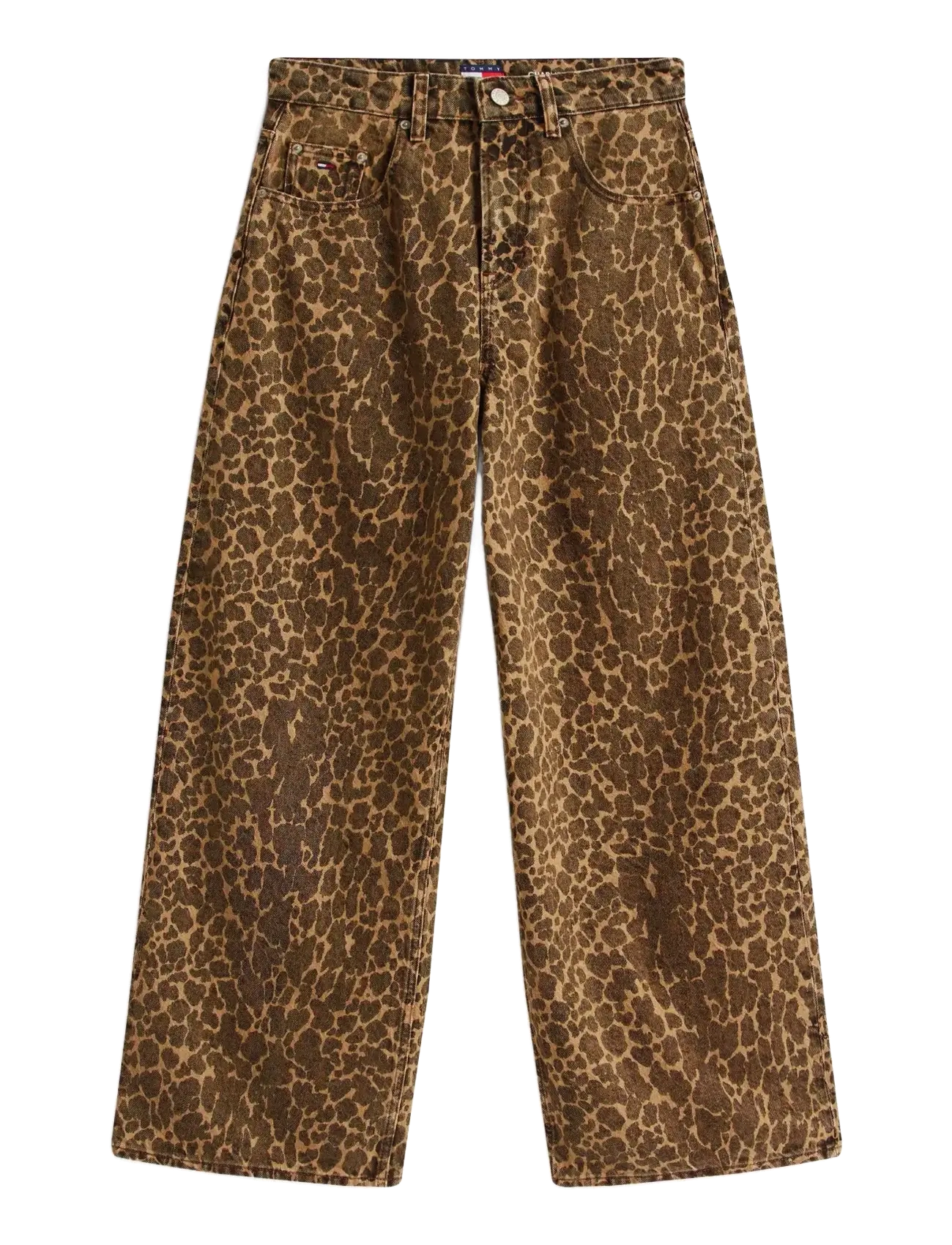 Tommy Jeans CHARLIE MR LOOSE WIDE LEO DI6001 - Teksad - DENIM COLOR / brown