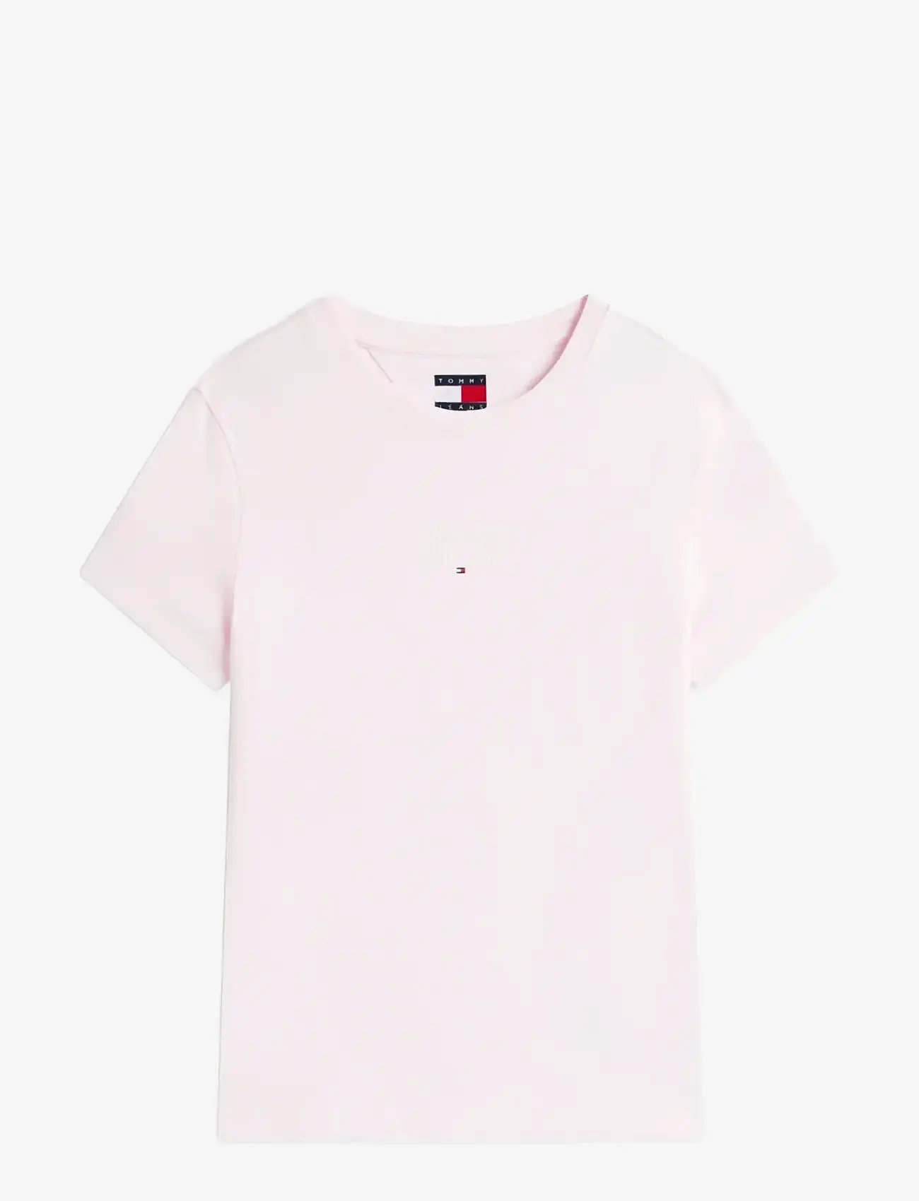 Tommy Jeans - TJW SLIM MULTI LINEAR SS TEE - light pink - 1