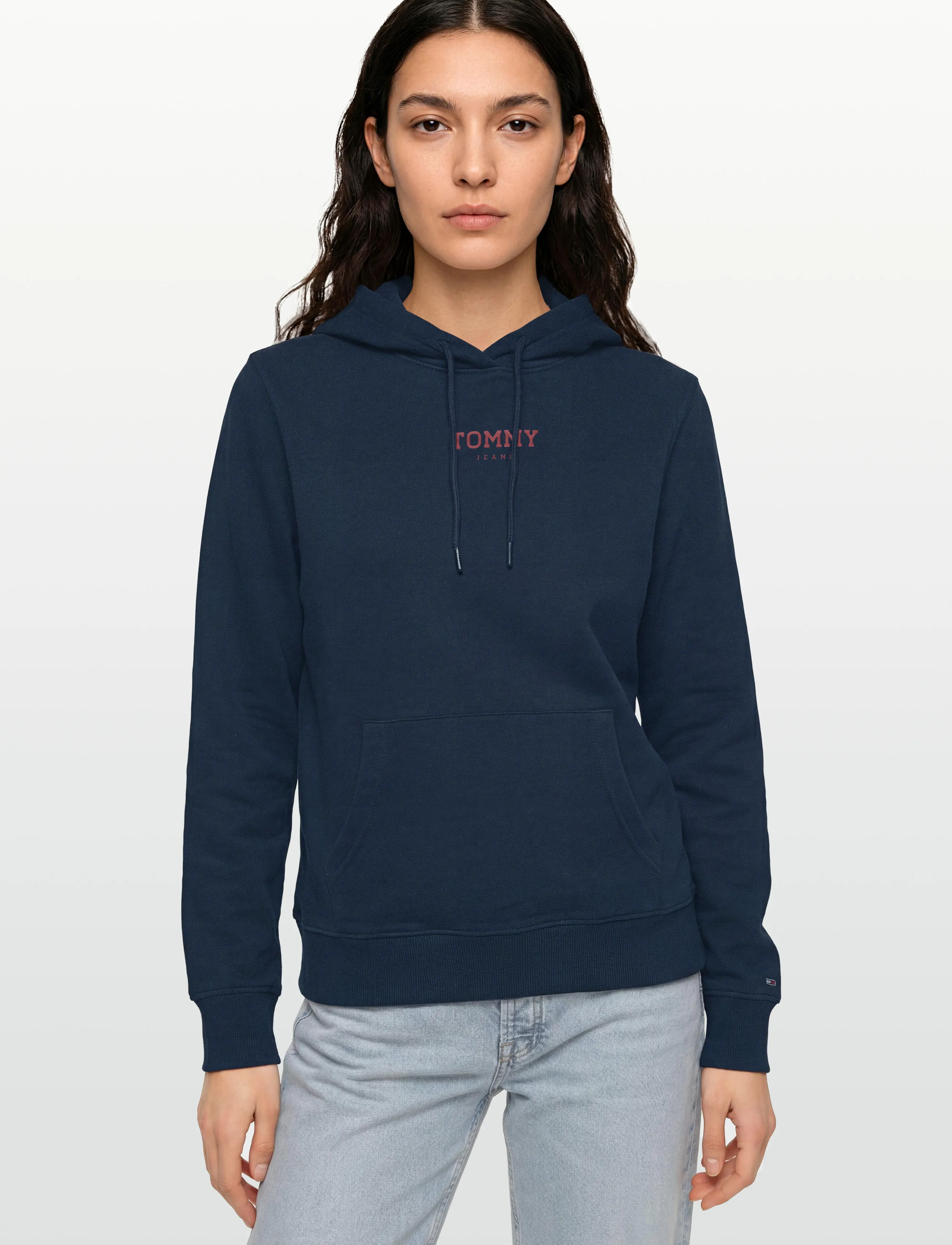 Tommy Jeans - TJW REG ESS LOGO 2 HOODIE EXT - hættetrøjer - dark night navy - 3