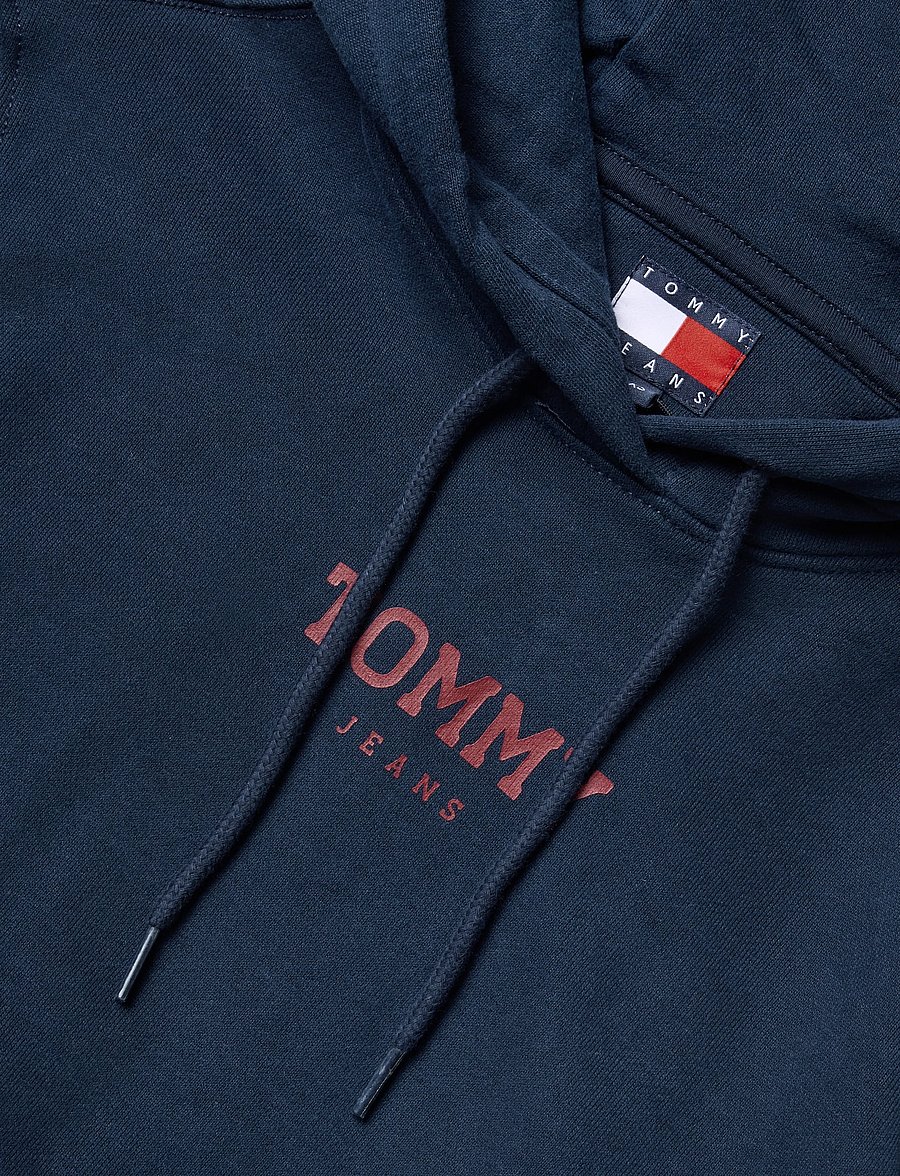 Tommy Jeans - TJW REG ESS LOGO 2 HOODIE EXT - hættetrøjer - dark night navy - 5