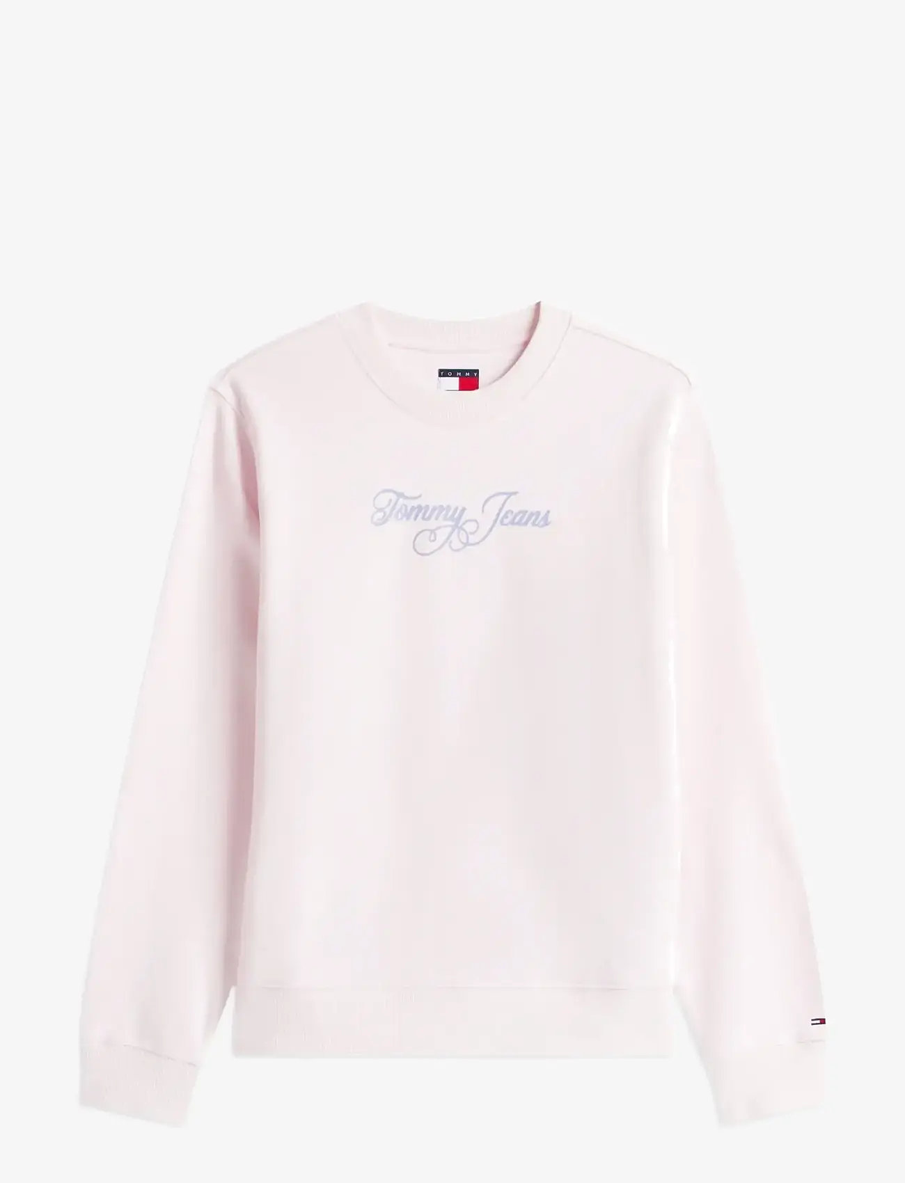 Tommy Jeans - TJW REG ESS LOGO 1 CREW EXT - dressipluusid - light pink - 1