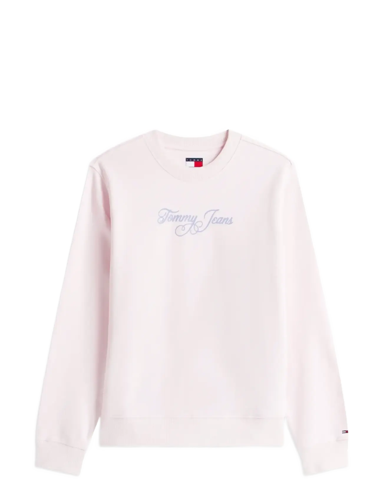 Tommy Jeans TJW REG ESS LOGO 1 CREW EXT - Gemütliches Zuhause - LIGHT PINK / pink/rose