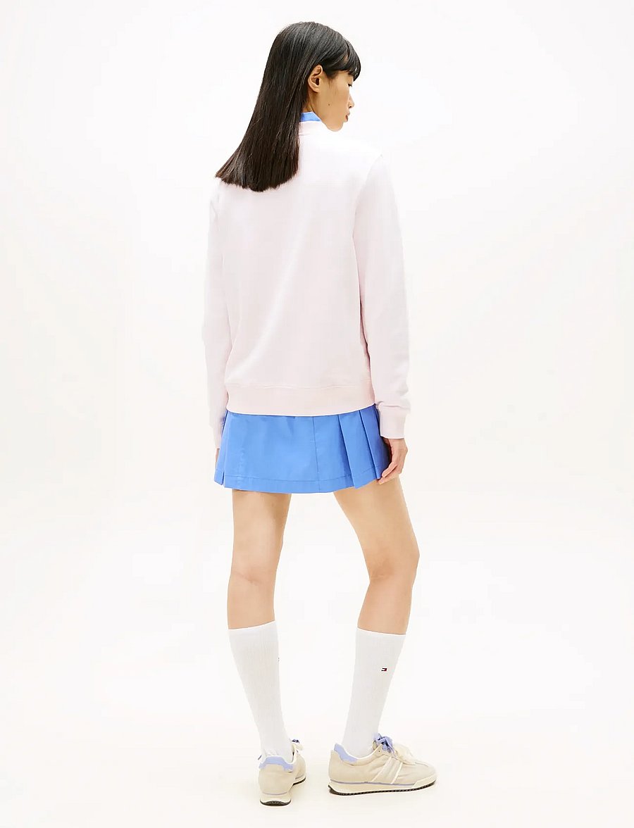 Tommy Jeans - TJW REG ESS LOGO 1 CREW EXT - dressipluusid - light pink - 3