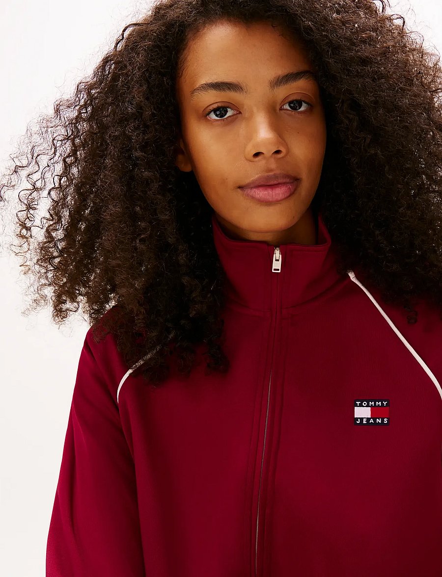 Tommy Jeans - TJW BADGE TRACK JACKET EXT - trainingsjacken - lavish cerise - 4