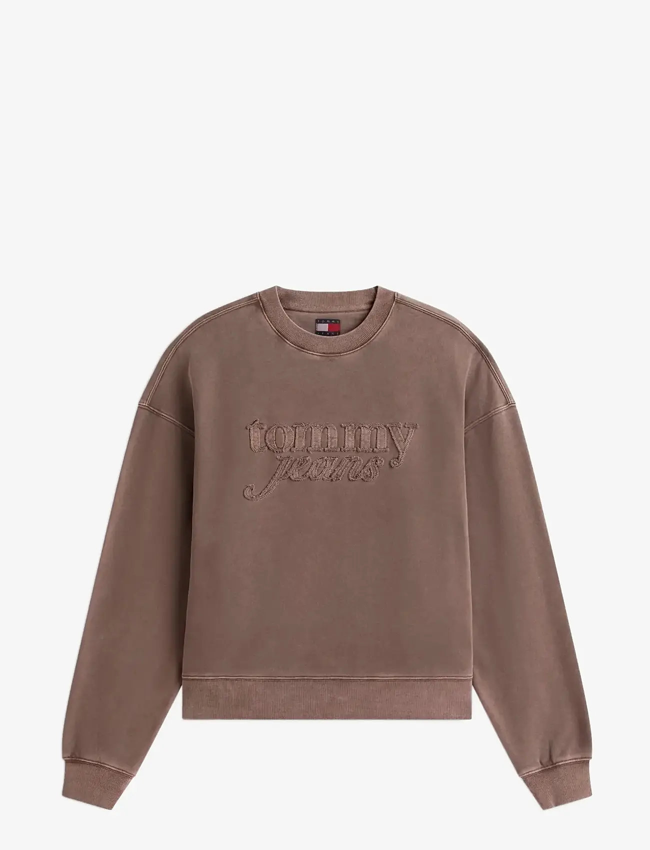 Tommy Jeans - TJW BXY GMD SCRIPT CREW - alltags-style - black walnut - 1