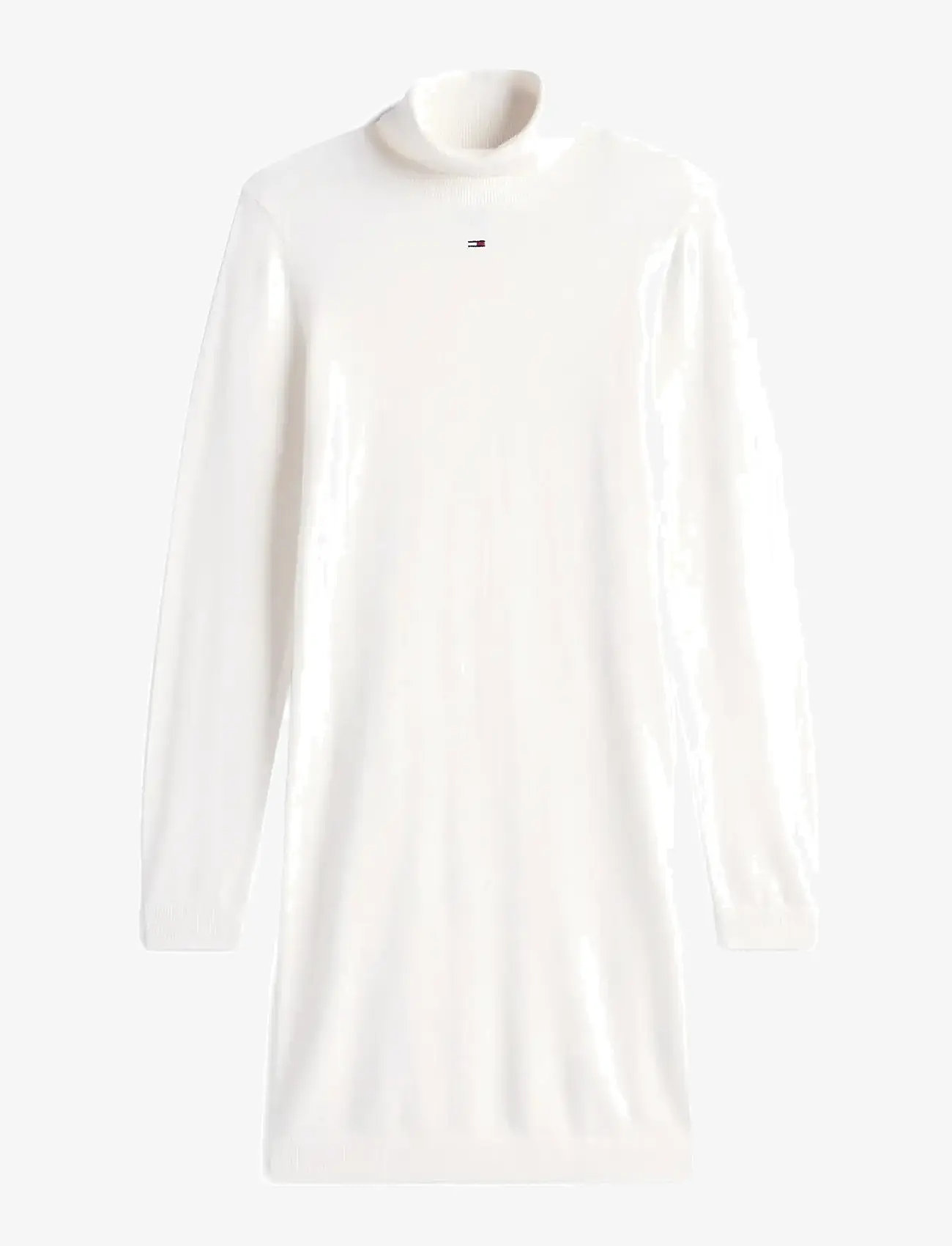 Tommy Jeans - TJW ESS TURTLENECK SWEATER DRESS - konfirmation - ancient white - 1