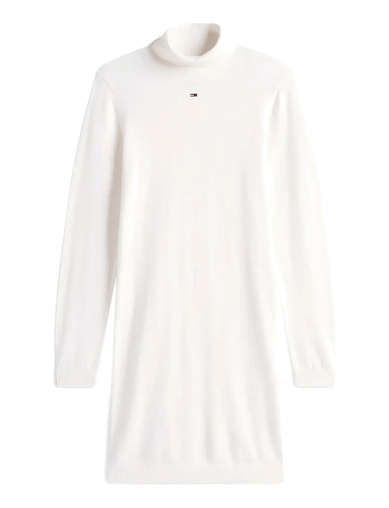 Tommy Jeans - TJW ESS TURTLENECK SWEATER DRESS - konfirmation - ancient white - 1
