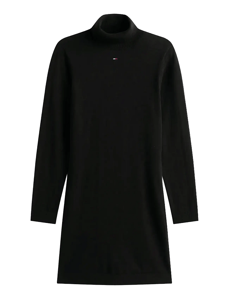 Tommy Jeans - TJW ESS TURTLENECK SWEATER DRESS - konfirmatsioon - black - 1