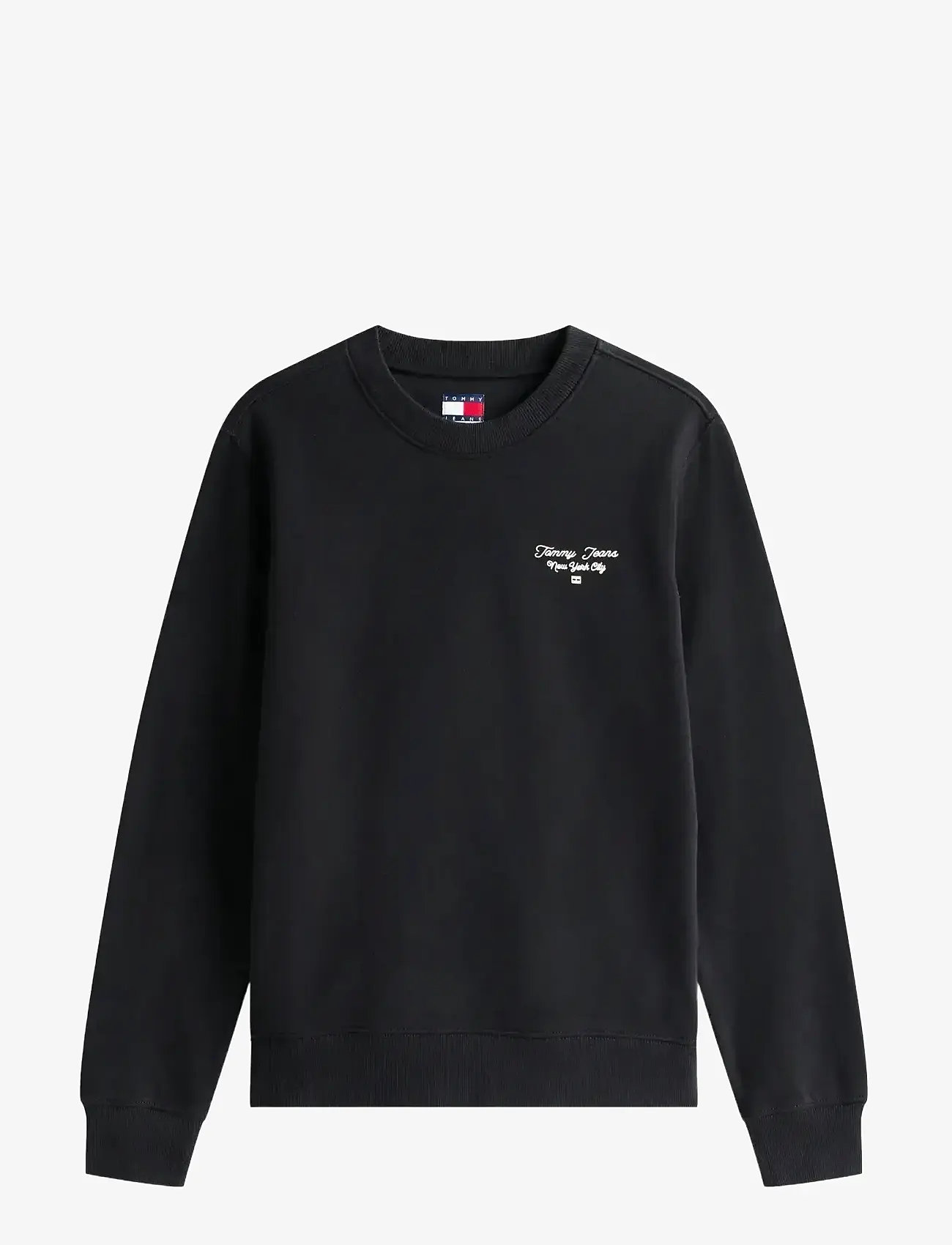 Tommy Jeans - TJW REG ESS LOGO 1 CREW EXT - alltags-style - black - 1