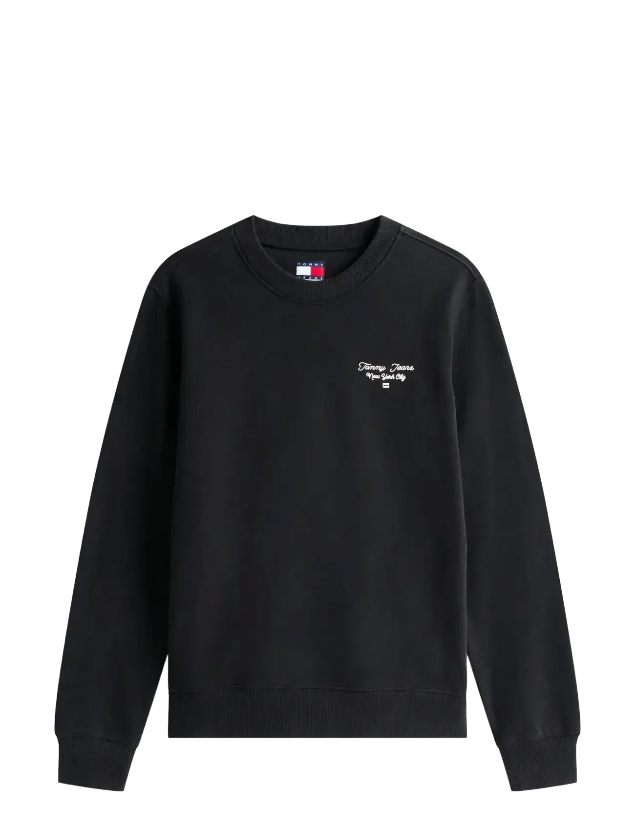 Tommy Jeans TJW REG ESS LOGO 1 CREW EXT - Hverdags stil - BLACK / black