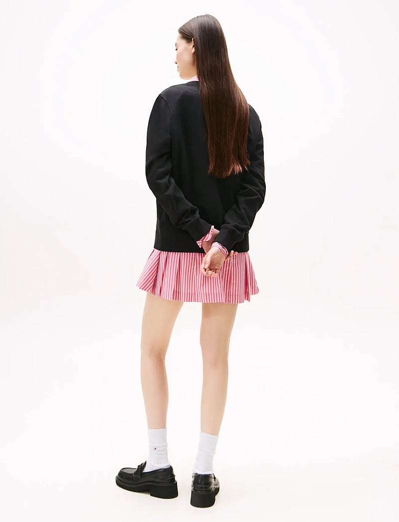 Tommy Jeans - TJW REG ESS LOGO 1 CREW EXT - alltags-style - black - 3