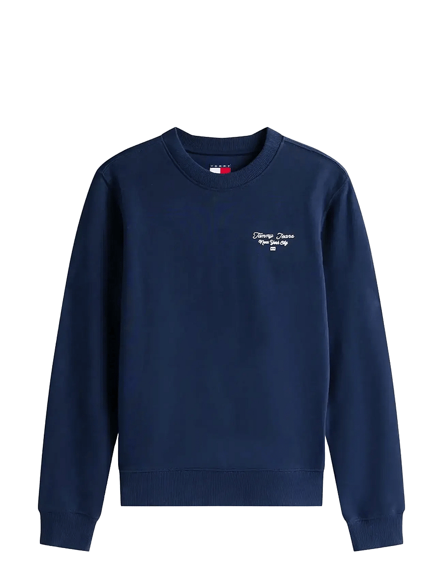 Tommy Jeans - TJW REG ESS LOGO 1 CREW EXT - sweatshirts - dark night navy - 1