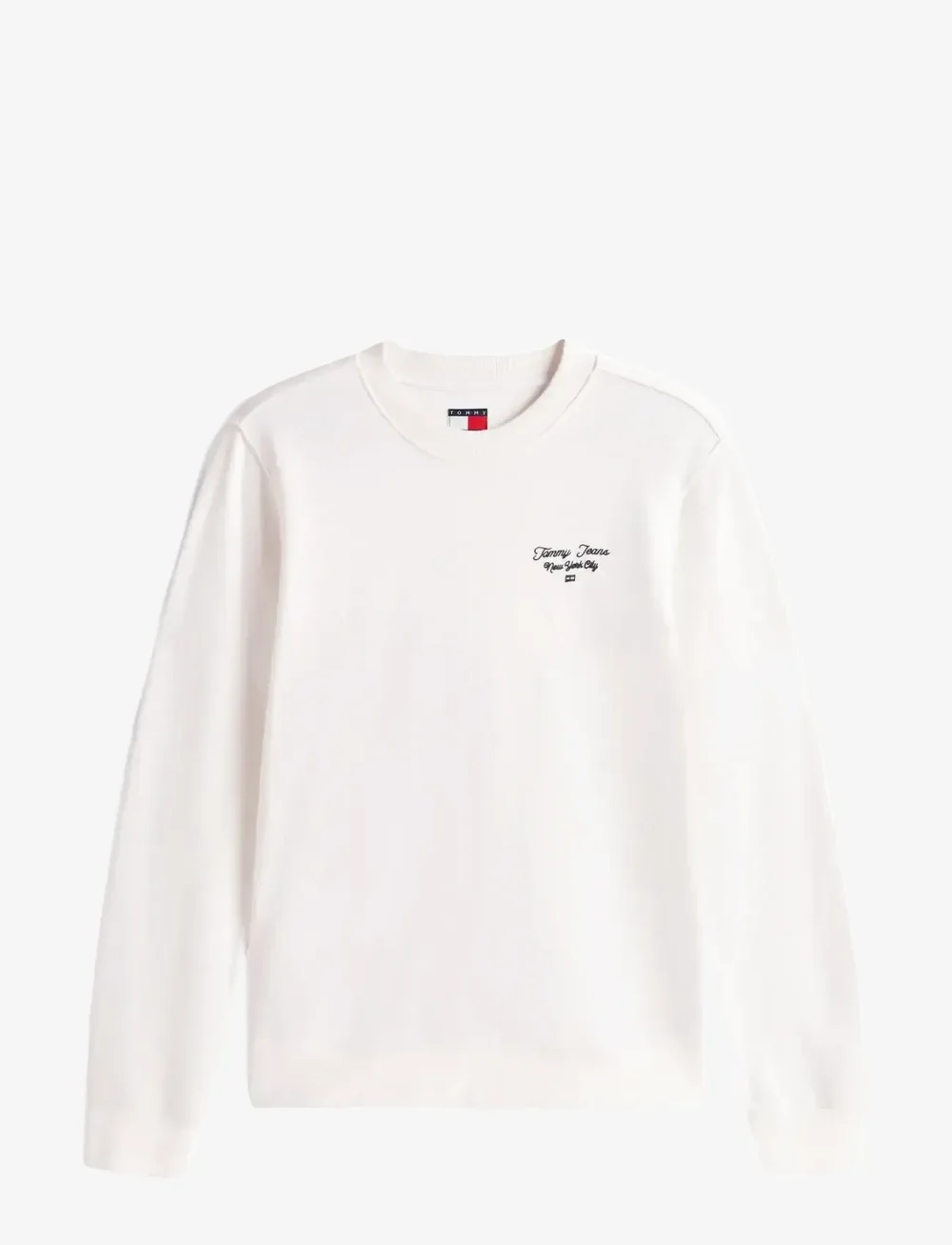 Tommy Jeans - TJW REG ESS LOGO 1 CREW EXT - vardagsstil - ecru - 1