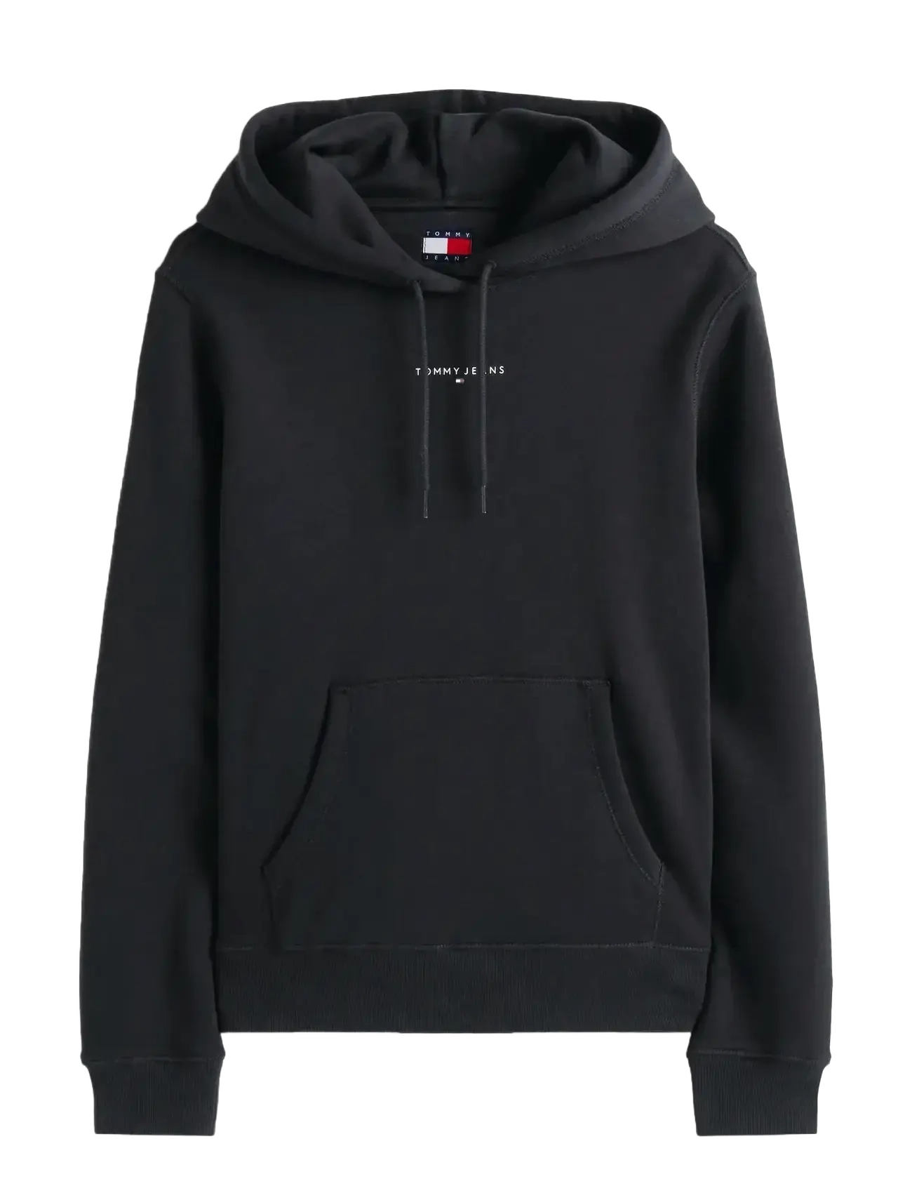TOMMY JEANS Tjw Reg Linear Hoodie Ext Schwarz - S - Damen