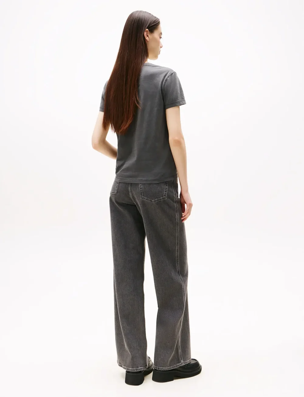 Tommy Jeans - TJW REG VARSITY TEE EXT - t-shirts - black - 3