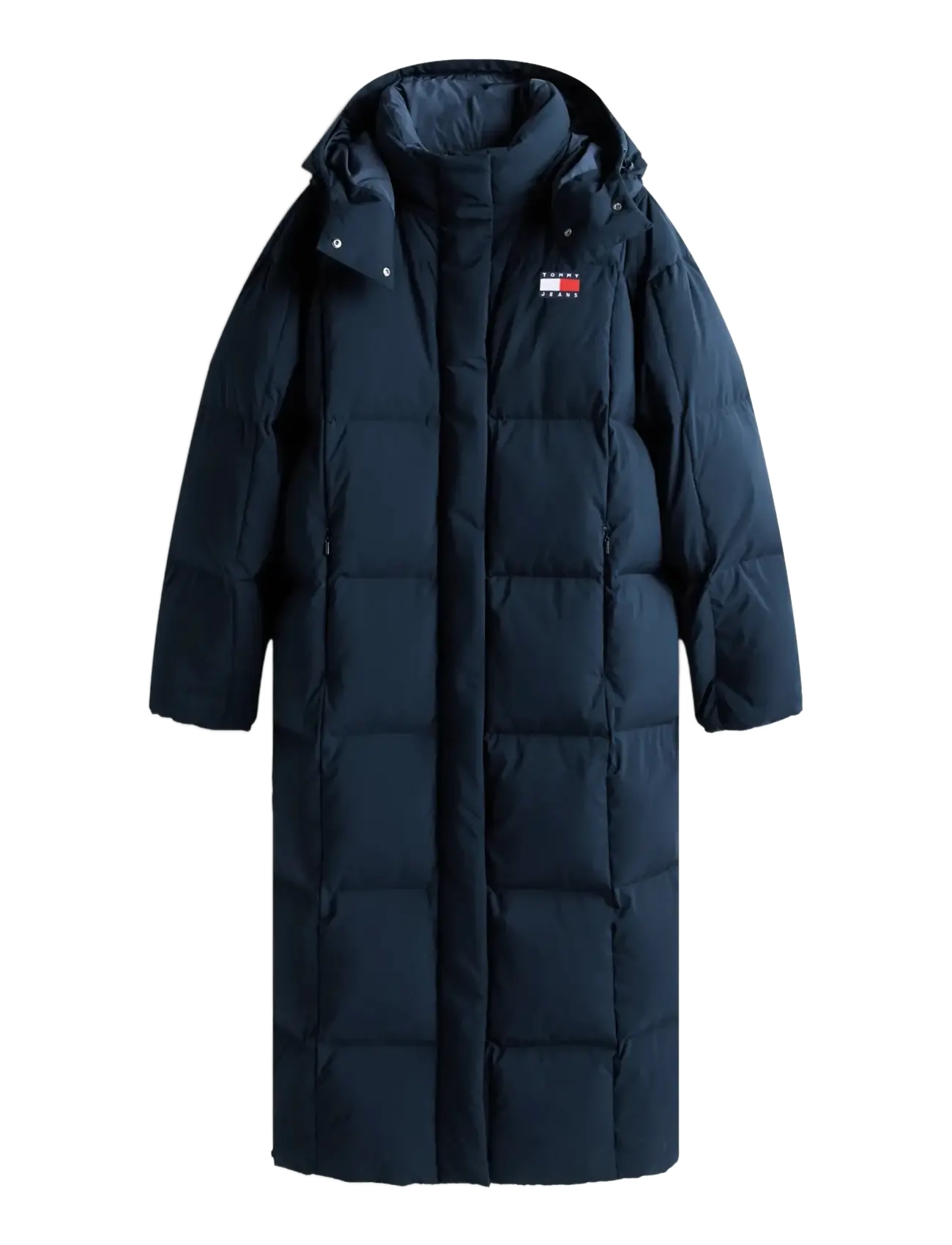 Tommy Jeans - TJW ALASKA GRID DWN MXI COAT EXT - winterjacken - dark night navy - 2
