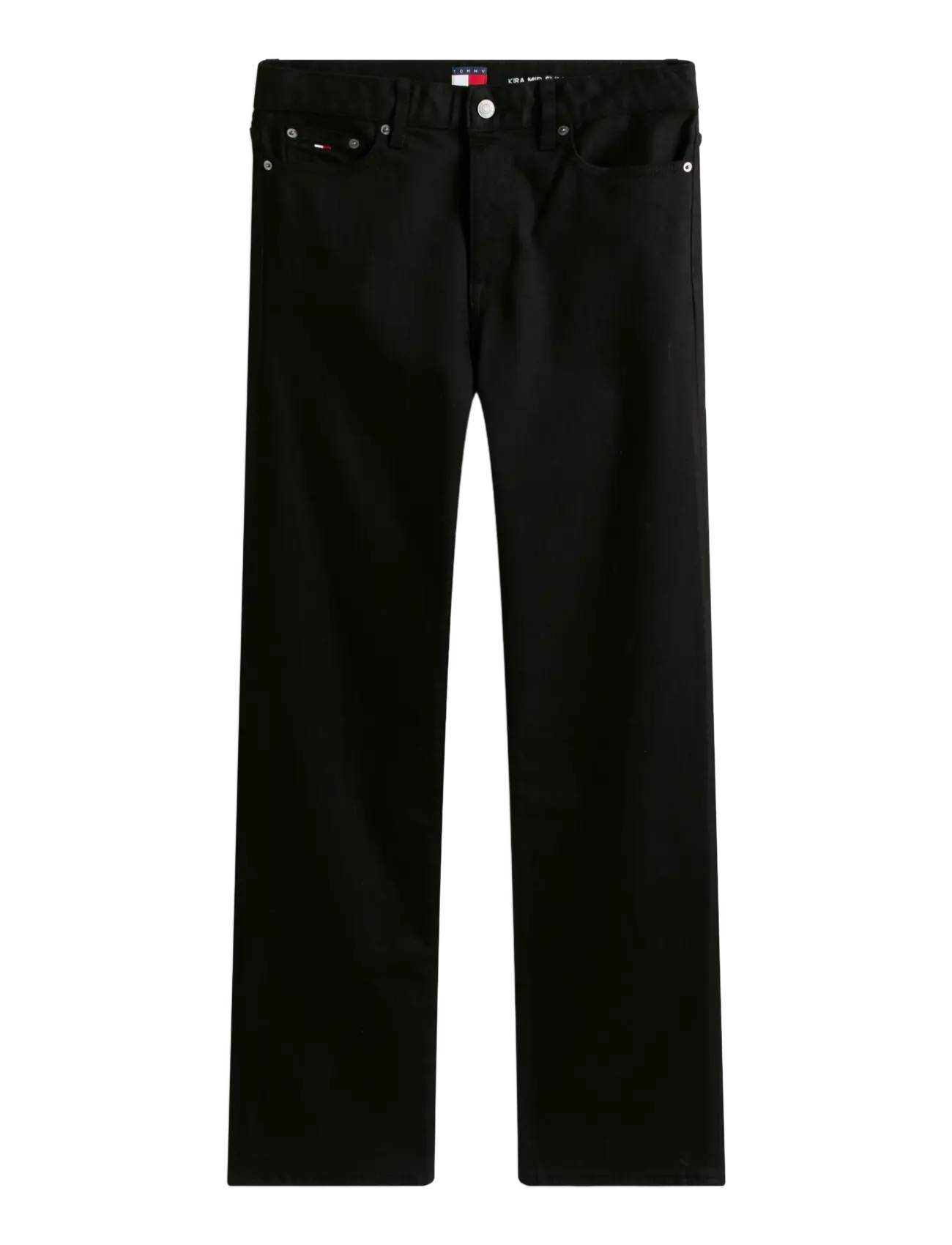 Tommy Jeans - KIRA MID RISE STRAIGHT DI4187 - teksad - denim black - 1