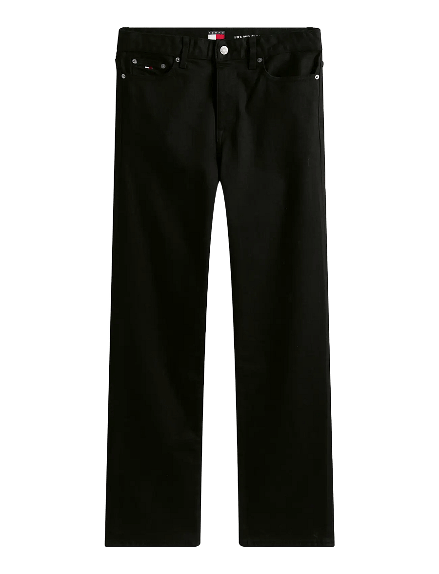 Tommy Jeans - KIRA MID RISE STRAIGHT DI4187 - teksad - denim black - 1