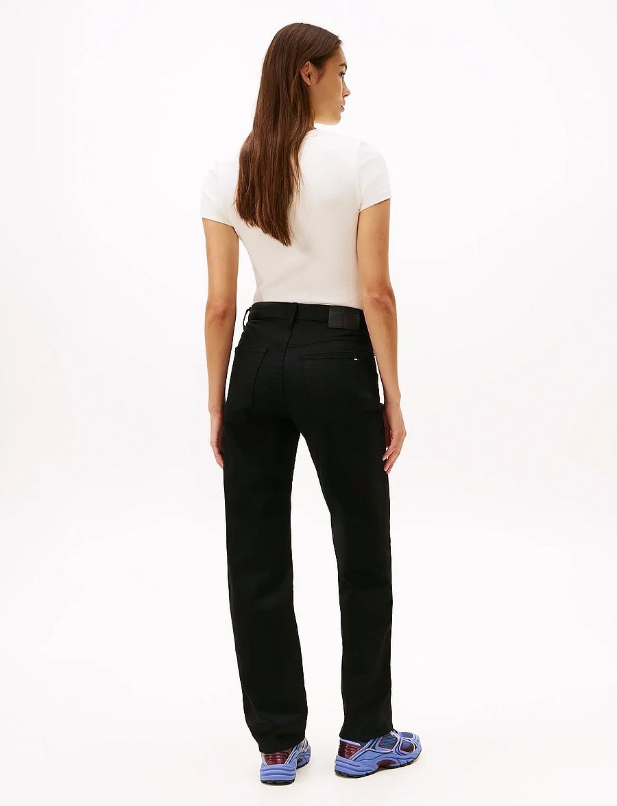 Tommy Jeans - KIRA MID RISE STRAIGHT DI4187 - skinny jeans - denim black - 2
