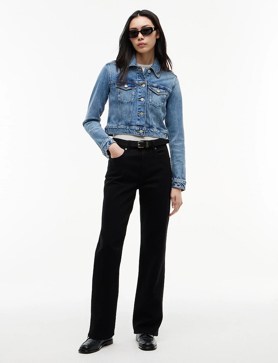 Tommy Jeans - KIRA MID RISE STRAIGHT DI4187 - regular jeans - denim black - 3