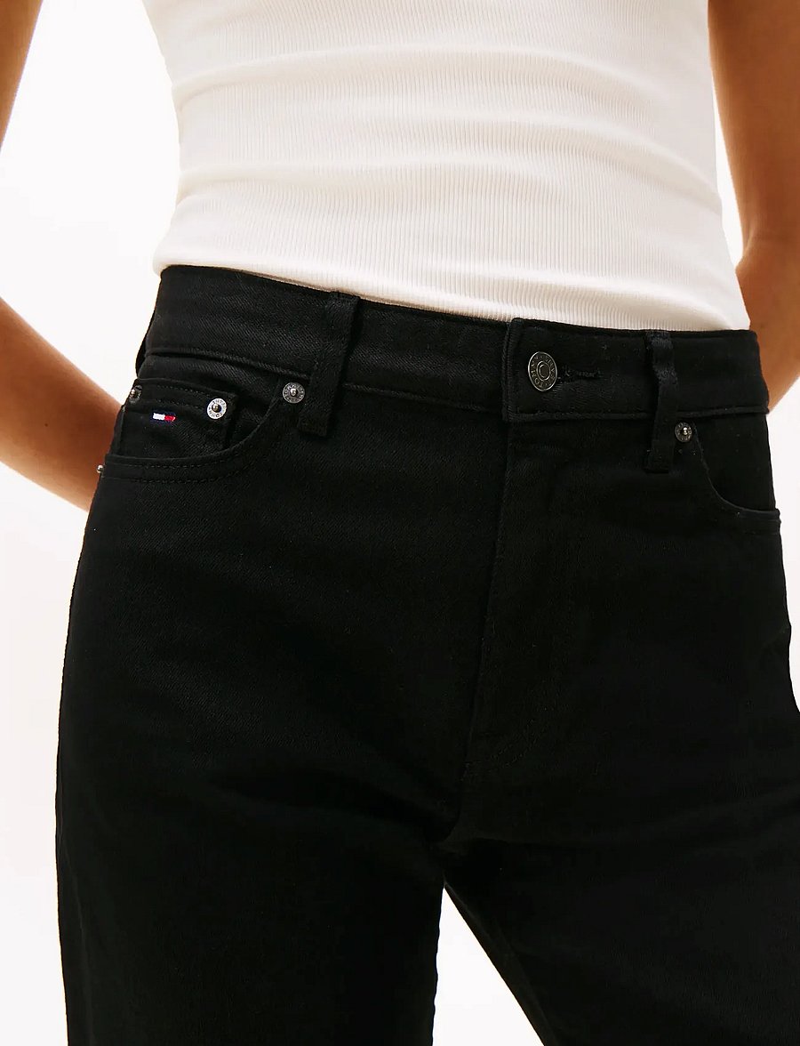 Tommy Jeans - KIRA MID RISE STRAIGHT DI4187 - skinny jeans - denim black - 3