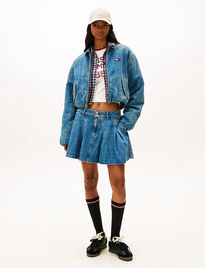 Tommy Jeans - PADDED HARRINGTON JCKT EI2033 - jeansjackor - denim medium - 2