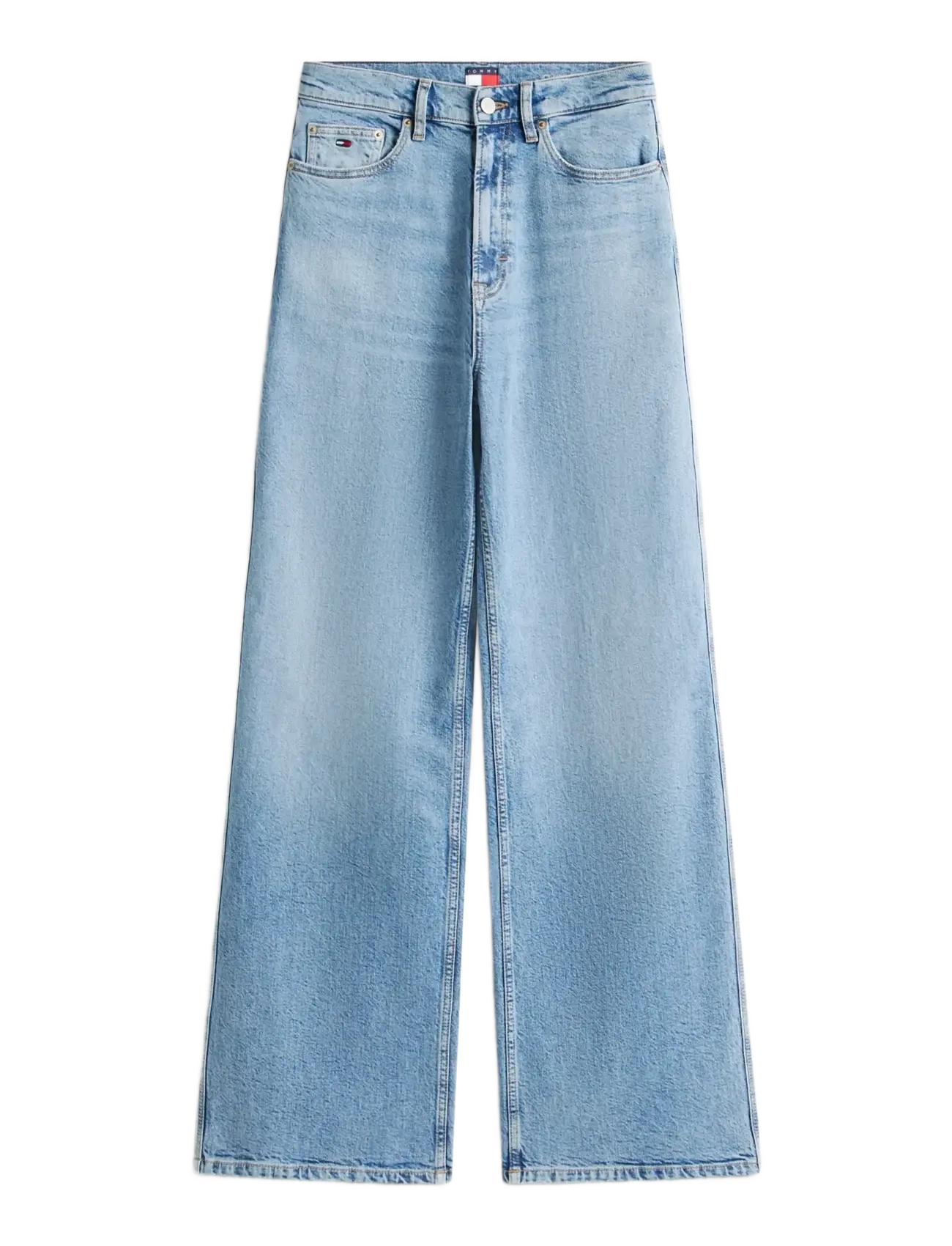 Tommy Jeans CLAIRE HR WD EI5113 - Kläder - DENIM MEDIUM / blue