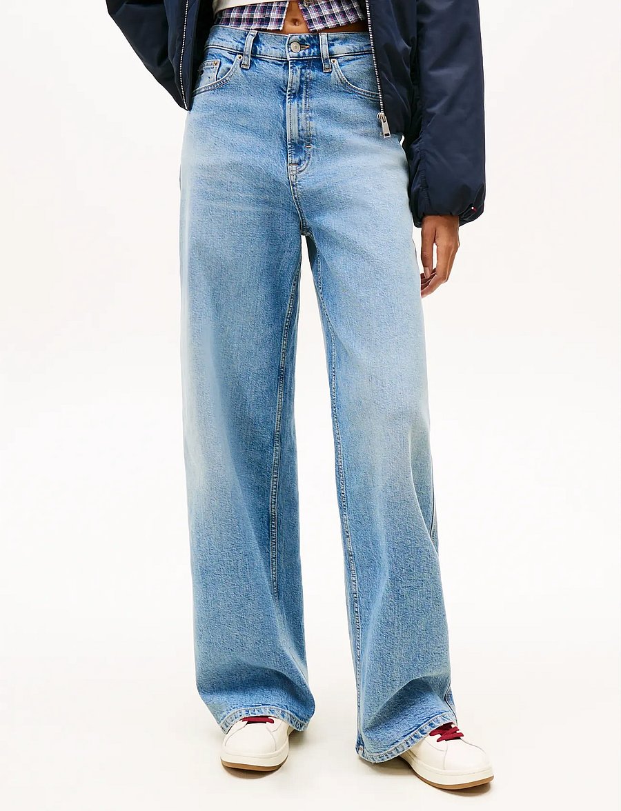 Tommy Jeans - CLAIRE HR WD EI5113 - vida jeans - denim medium - 0