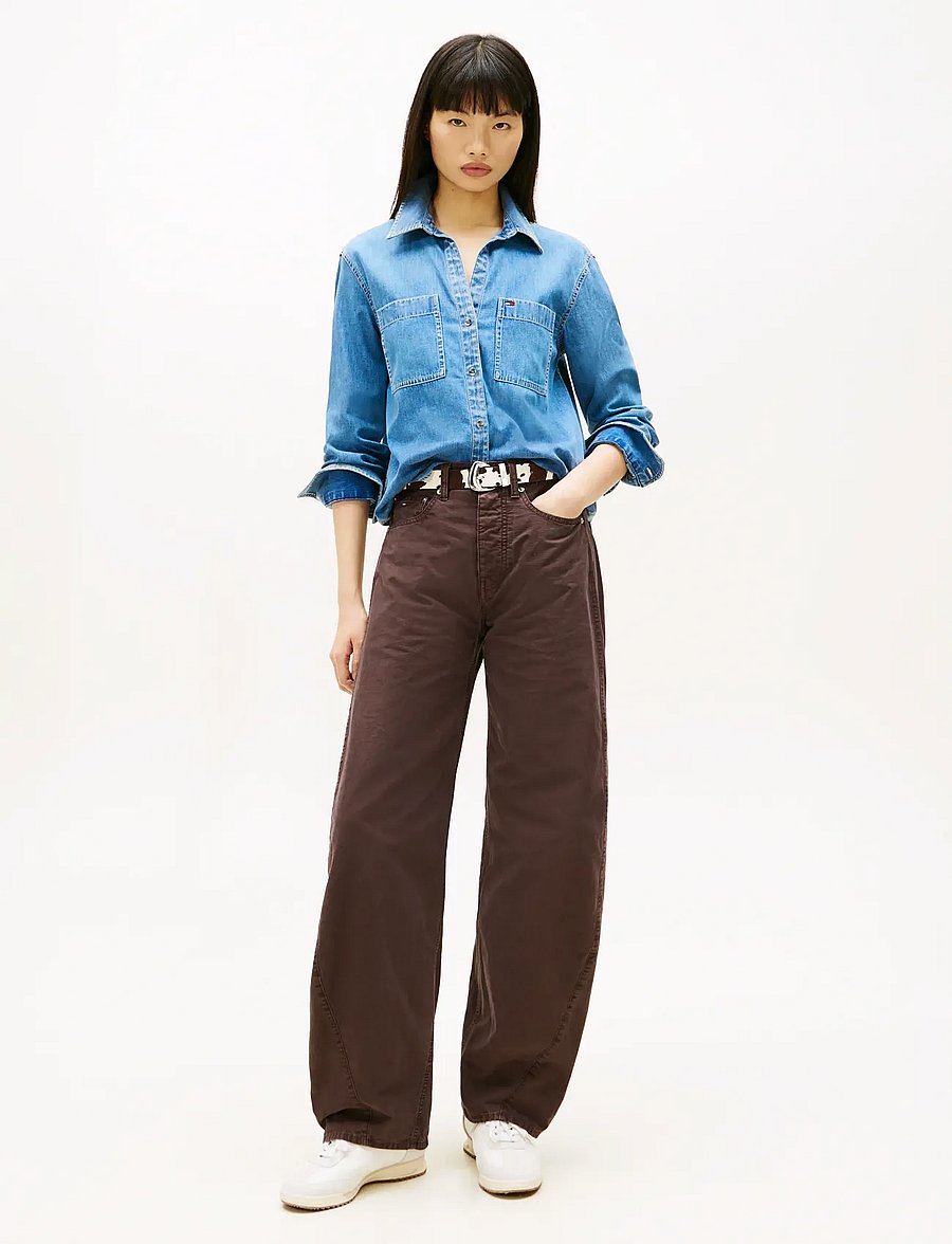 Tommy Jeans - REGULAR FIT SHIRT - jeansskjortor - denim medium - 2