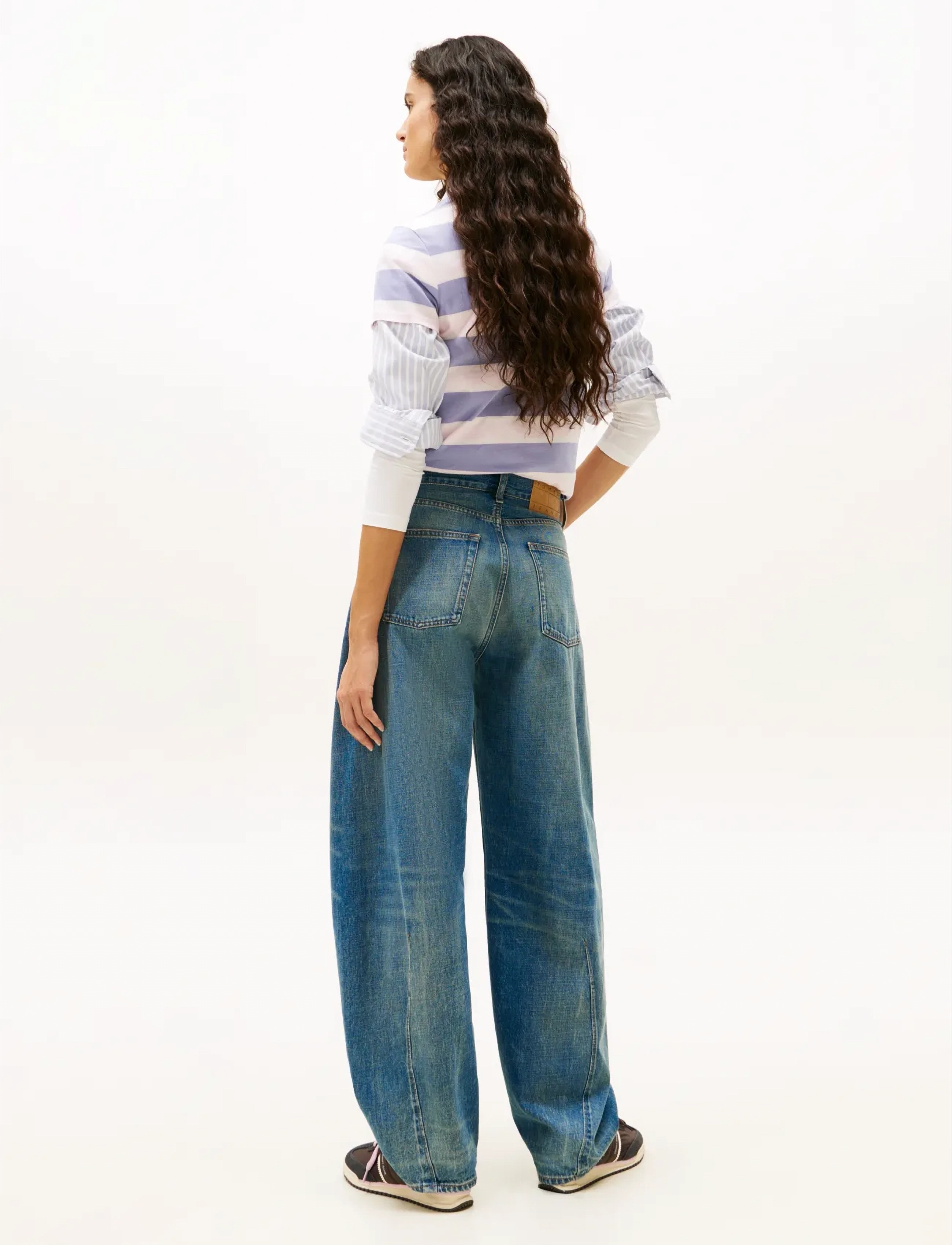 Tommy Jeans - ELLA MID BARREL CBF EI2036 - vide jeans - denim medium - 4