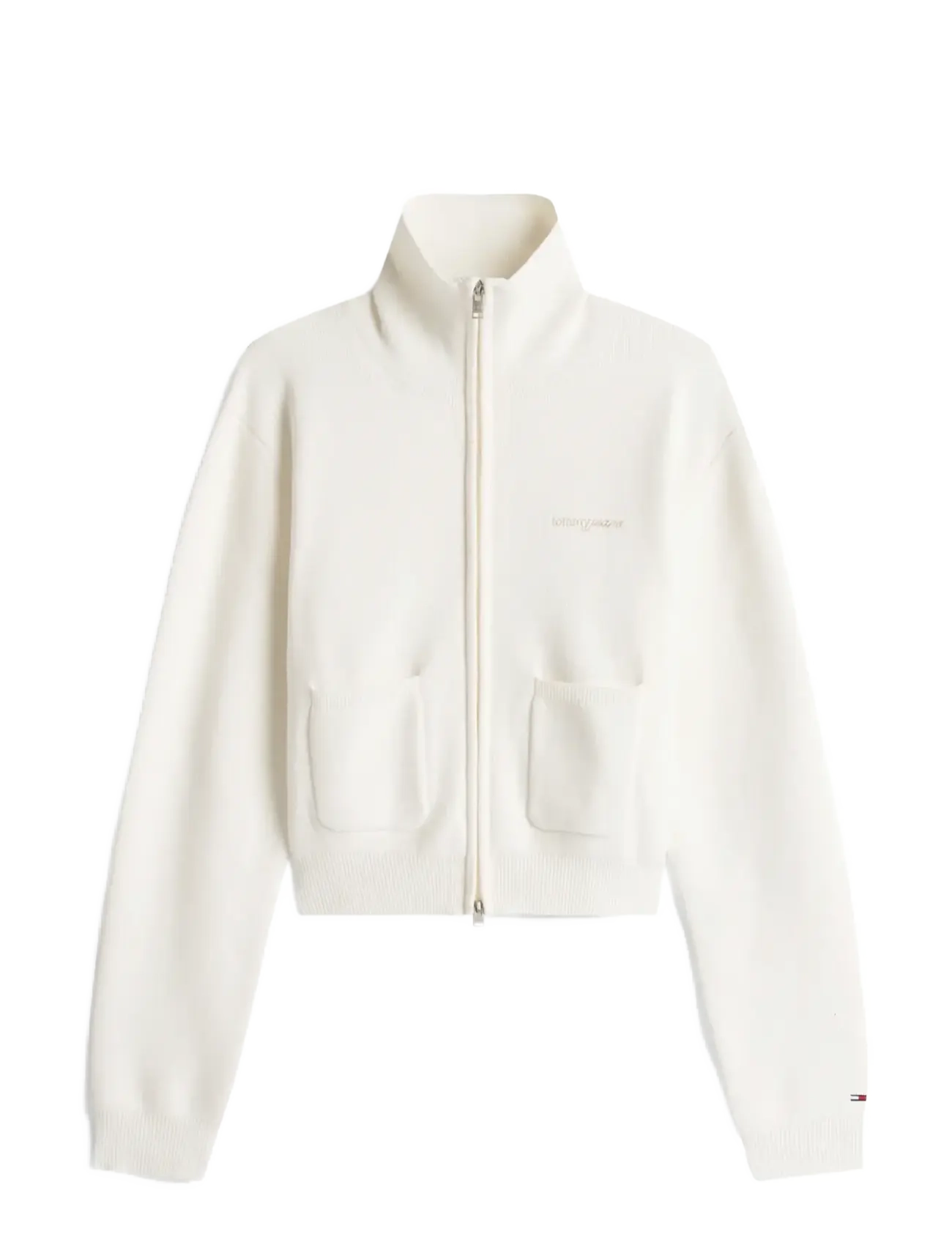 Tommy Jeans TJW COZY SCRIPT CARDIGAN - Tommy Jeans - ANCIENT WHITE / white